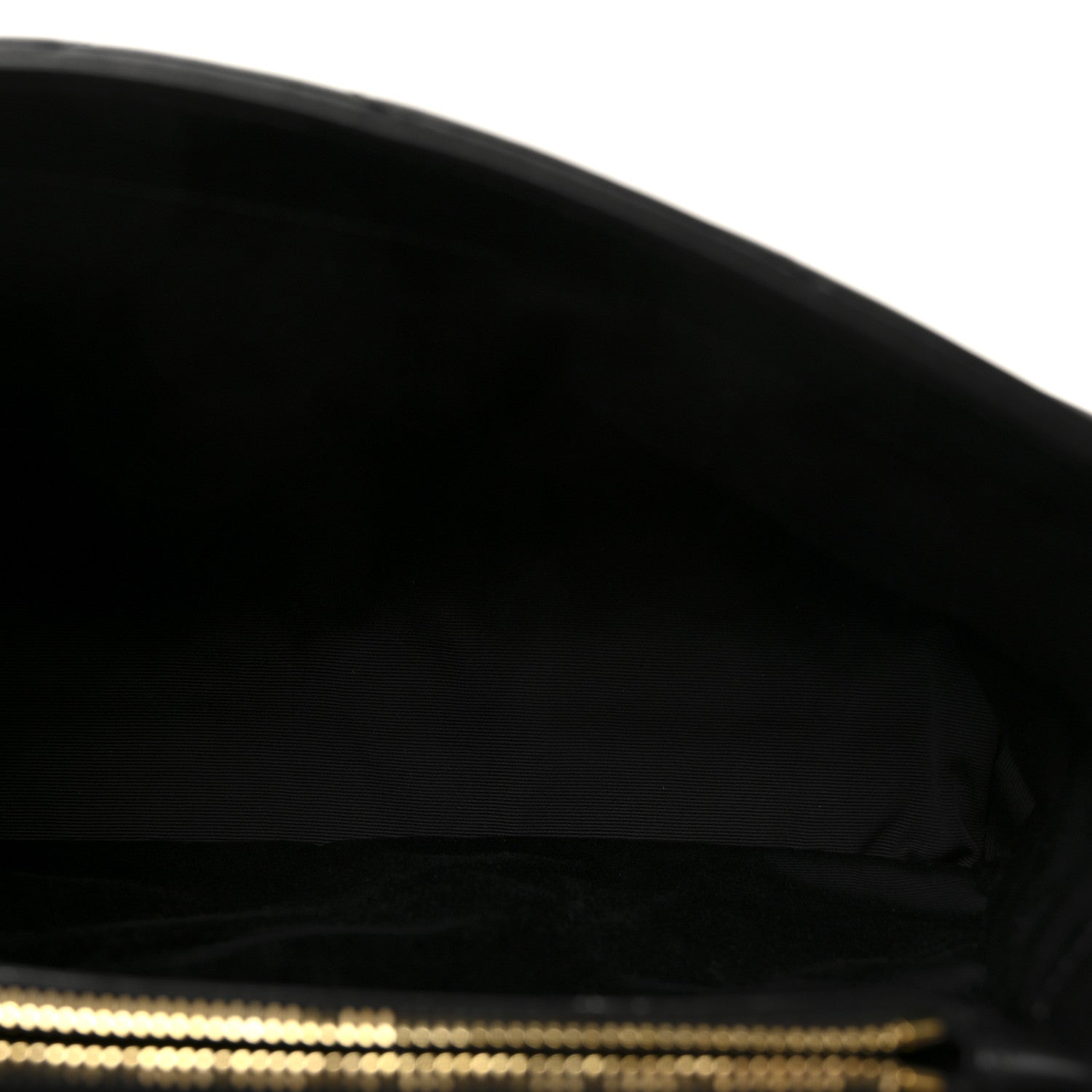 Calfskin Y Quilted Monogram Medium Loulou Chain Satchel Black