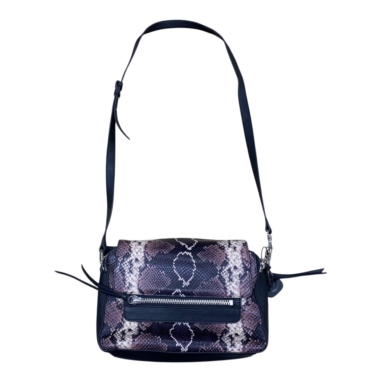 Handbag Leather By Vince Camuto In Animal Print, Size:Medium