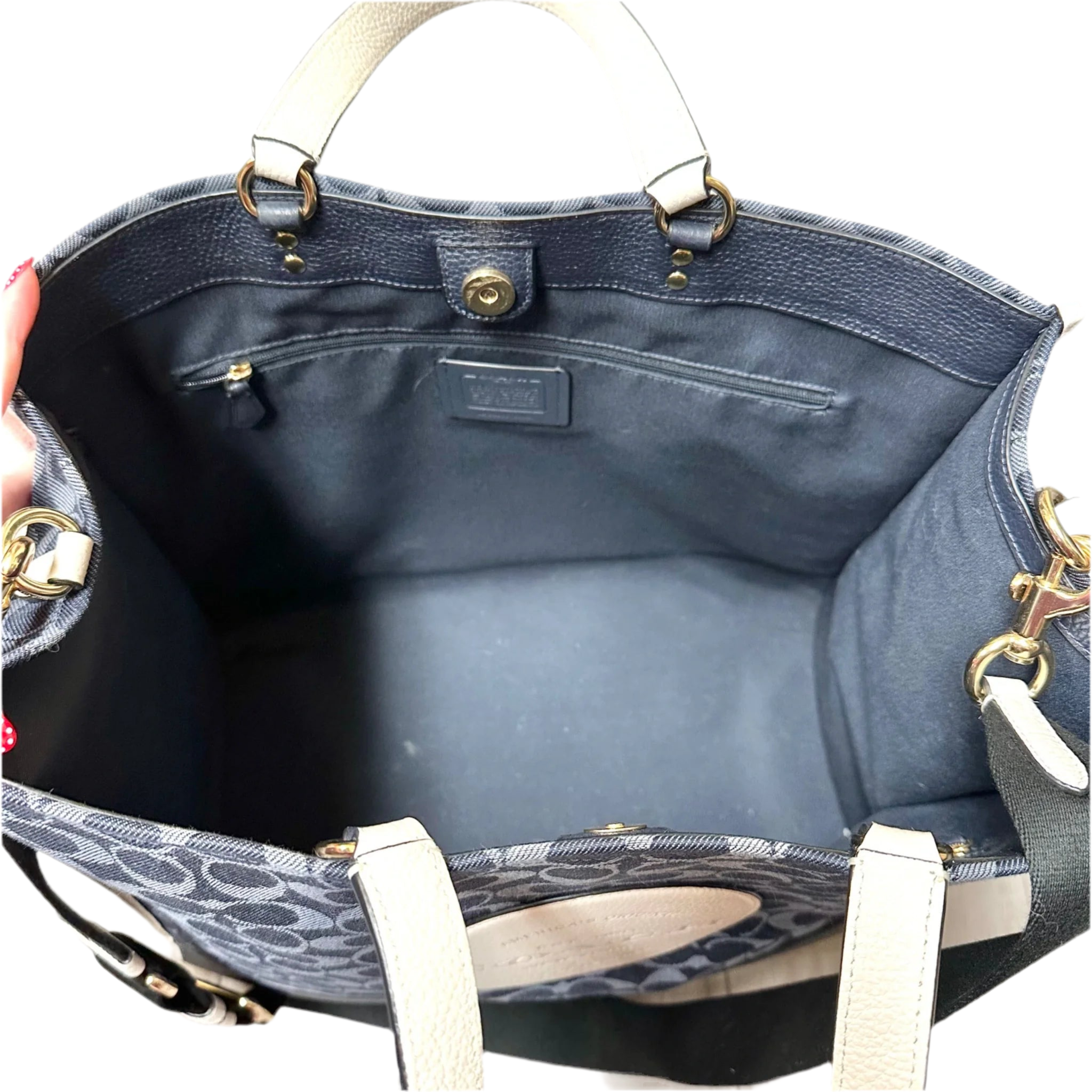 Tote Designer By Coach, Size: Large