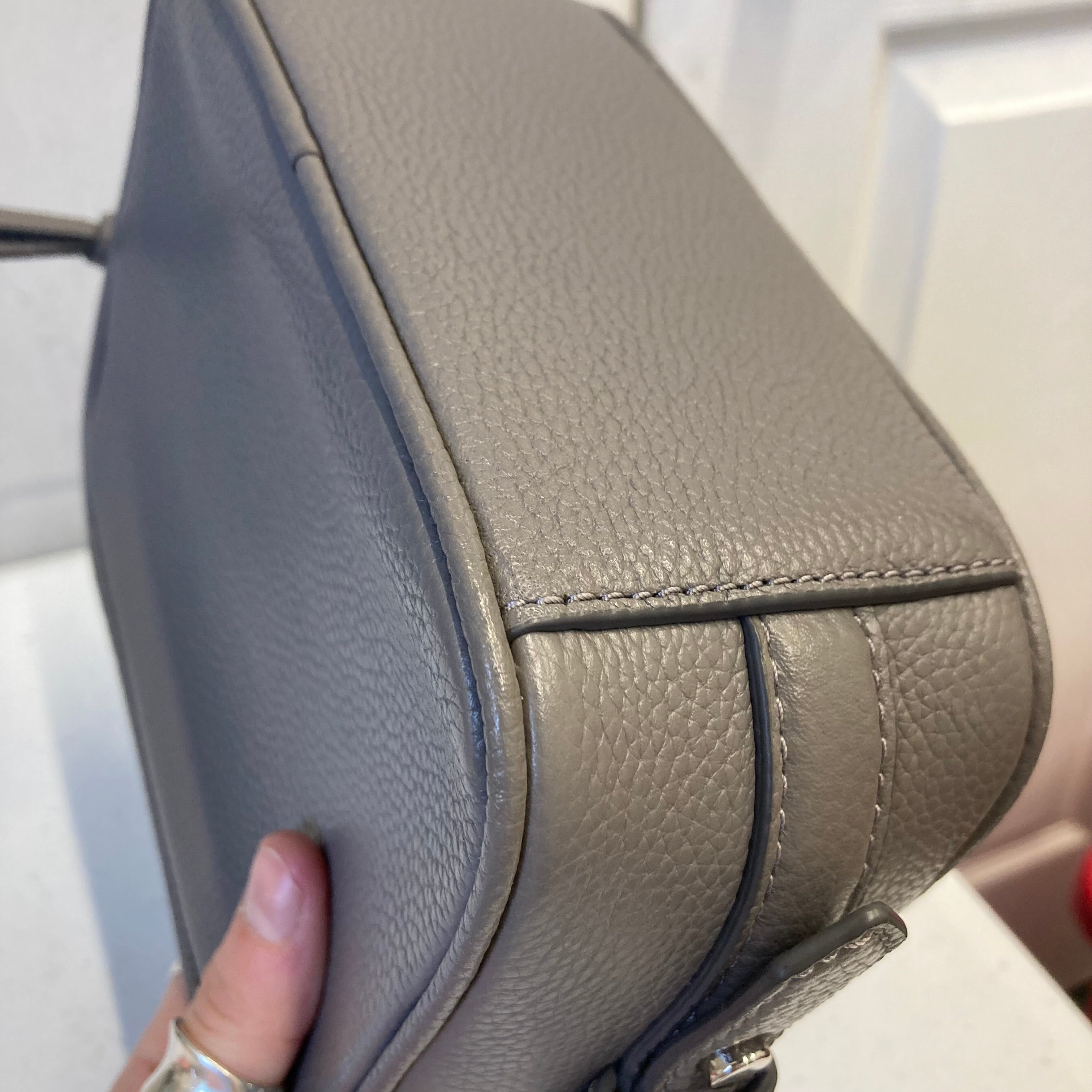Crossbody Designer By Kate Spade In Grey, Size:Small