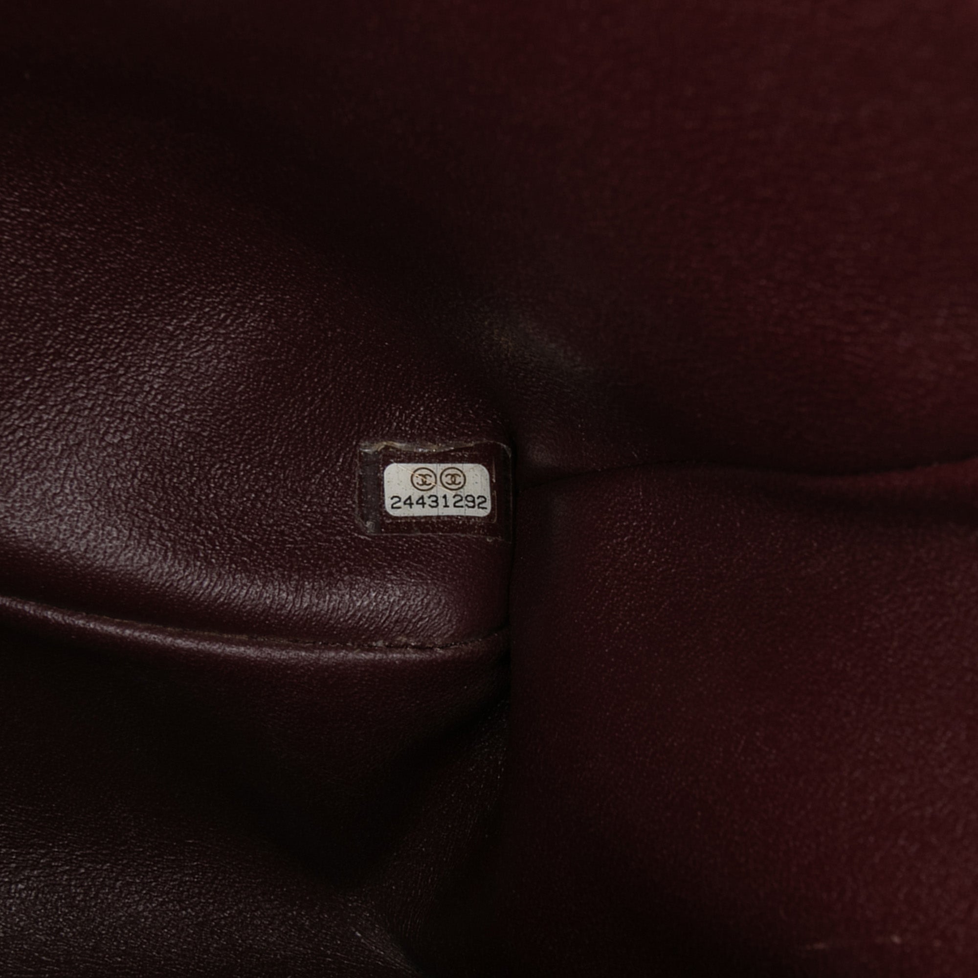 Classic Double Flap Bag Chevron Lambskin Jumbo