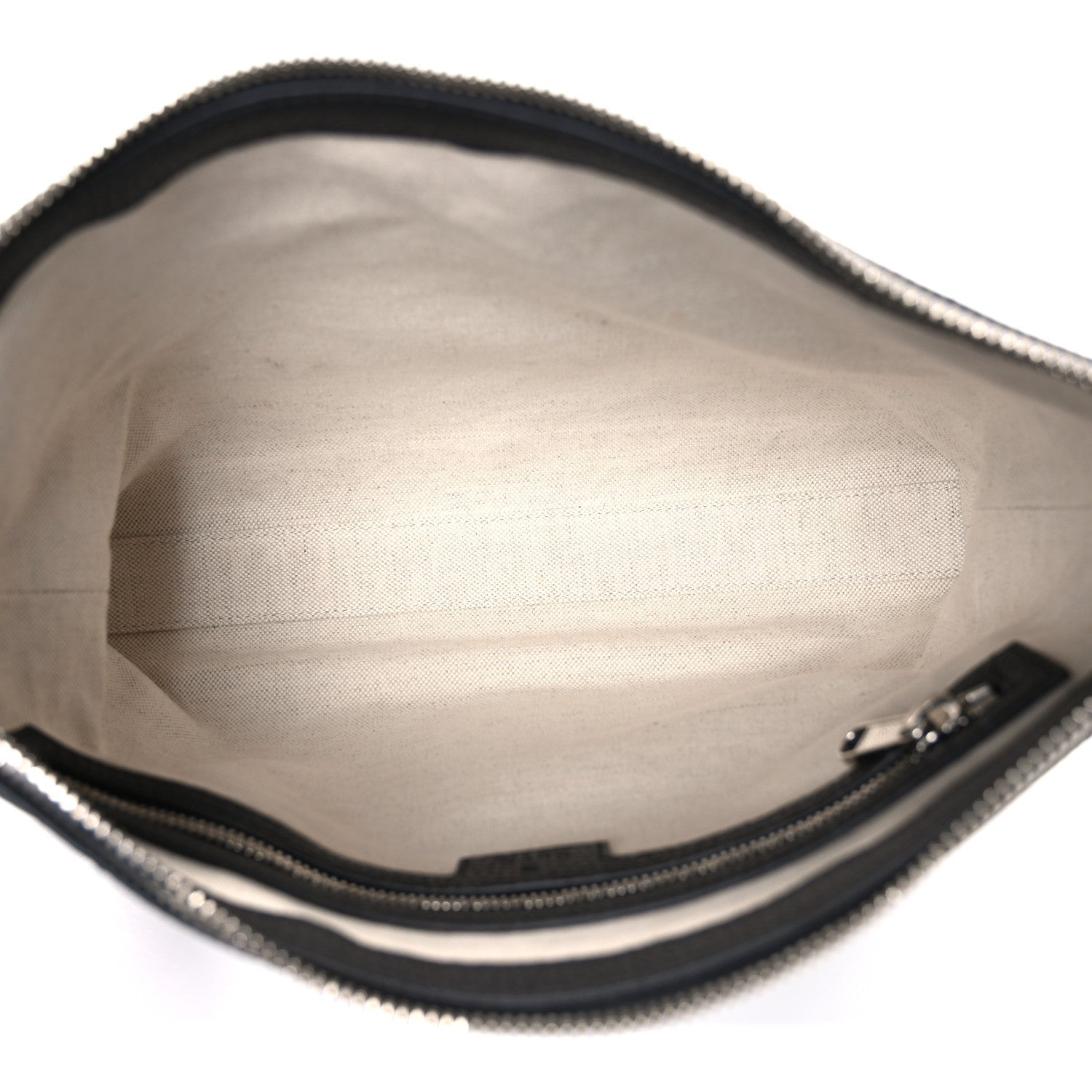 Piuma Calfskin Jumbo GG Embossed Medium Wristlet Messenger Bag Black
