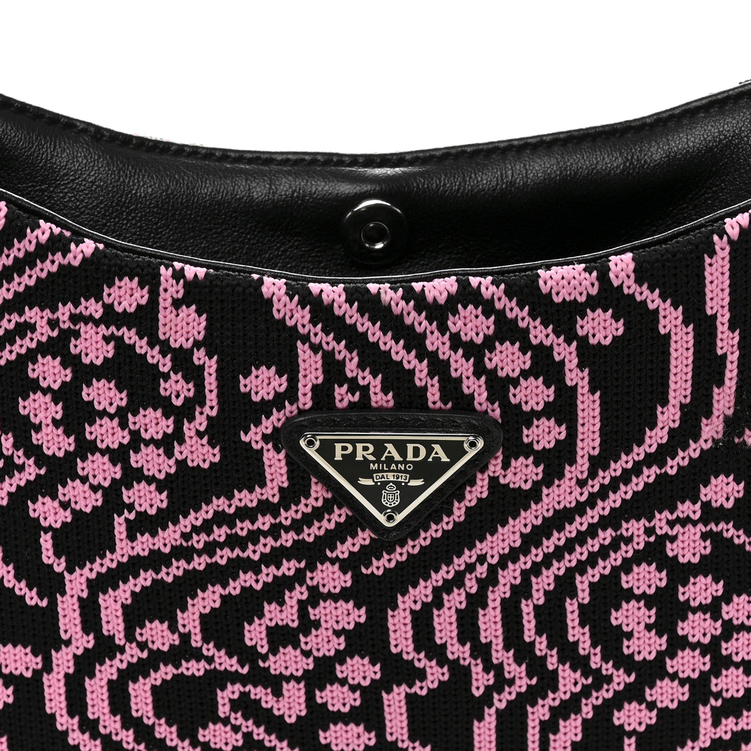 Maglia Jacquard Cleo Shoulder Bag Black Rosa