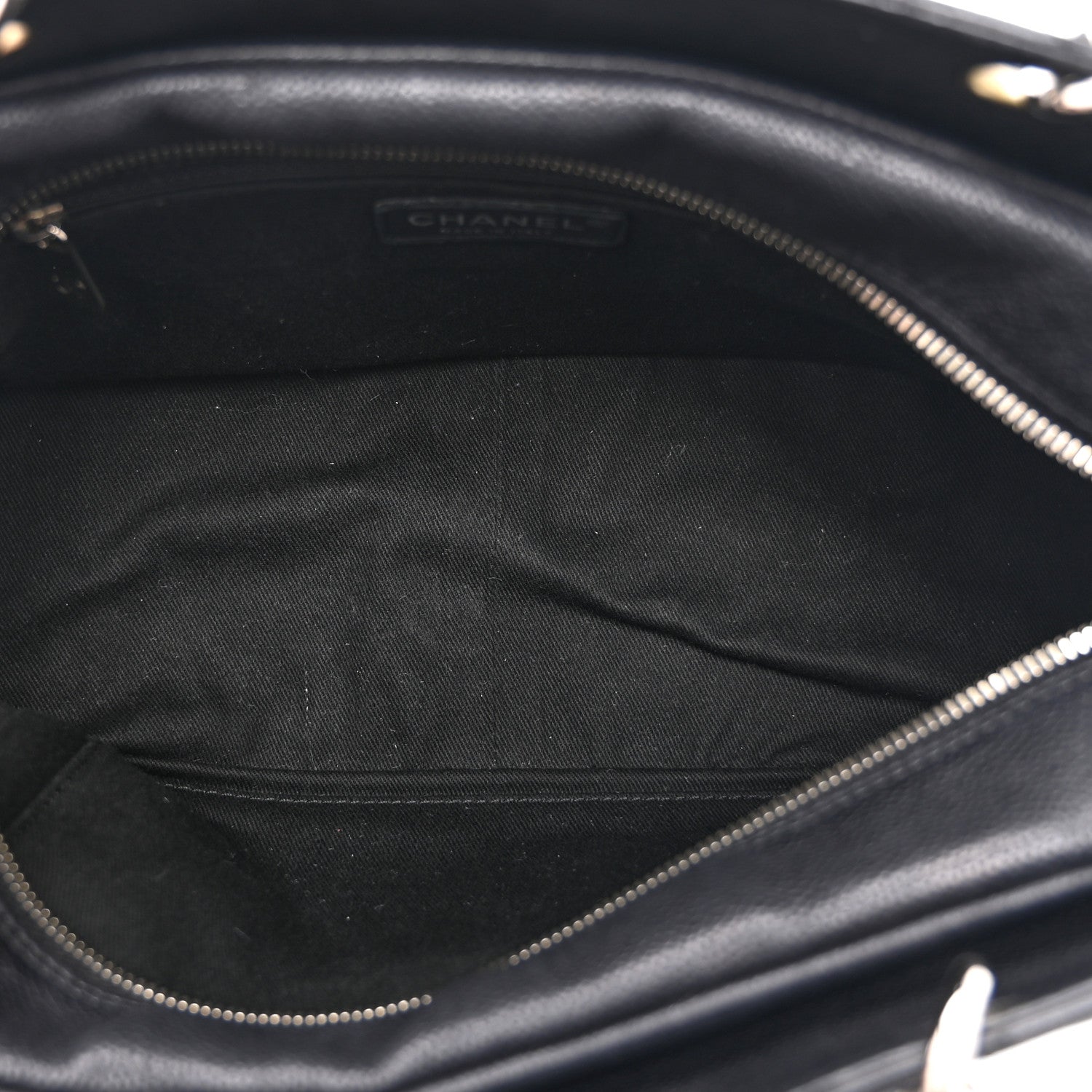 Caviar Quilted Petit Timeless Tote PTT Black