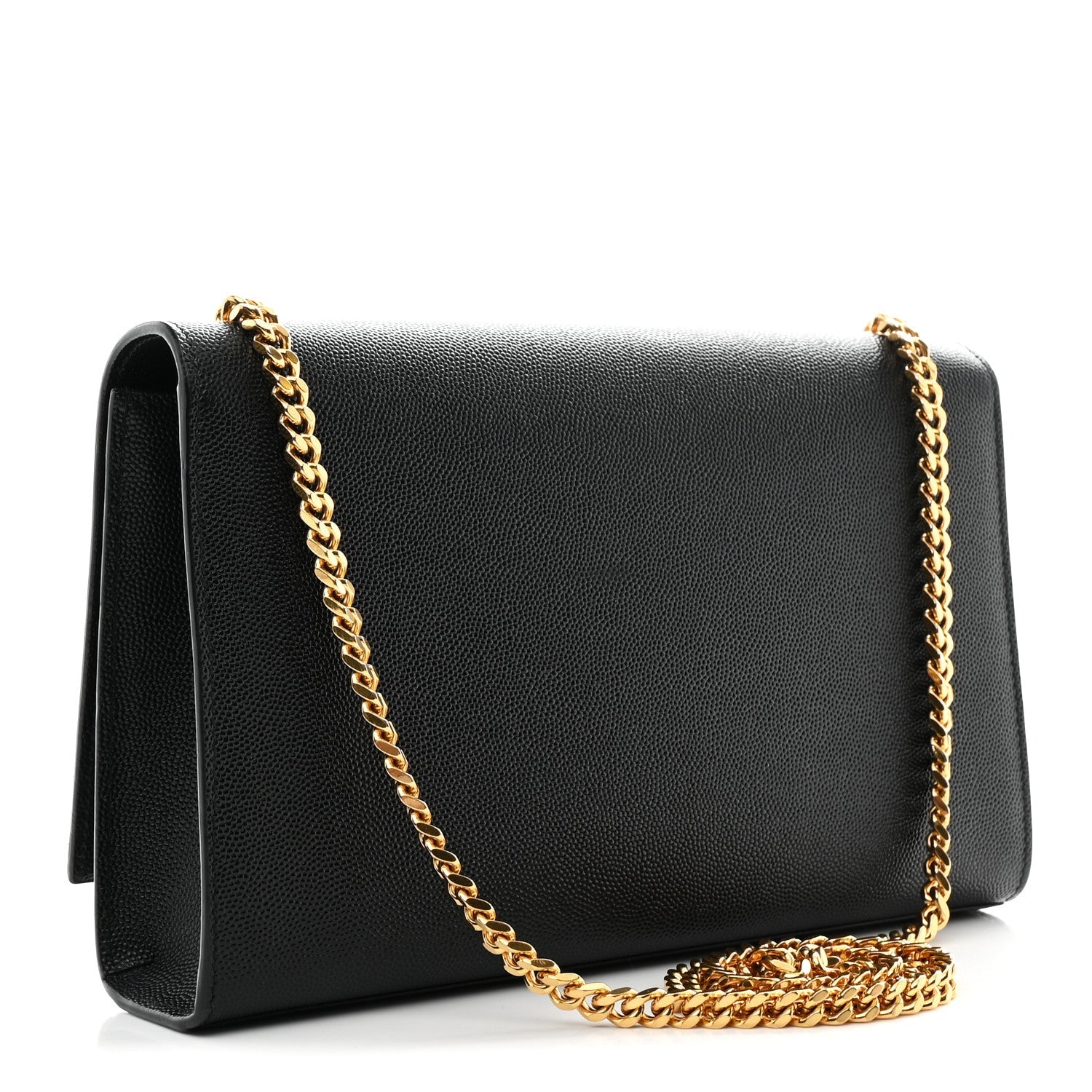 Grain De Poudre Medium Classic Monogram Kate Satchel Black