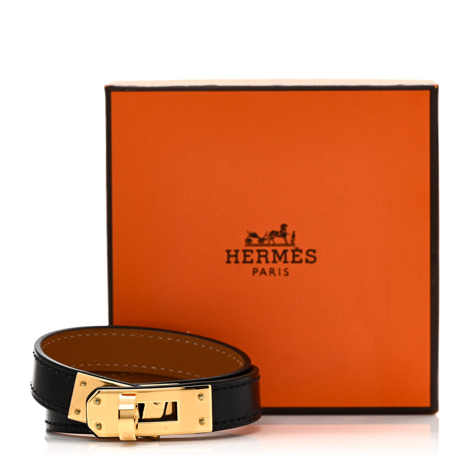 Swift Mini Kelly Double Tour Bracelet T2 Black