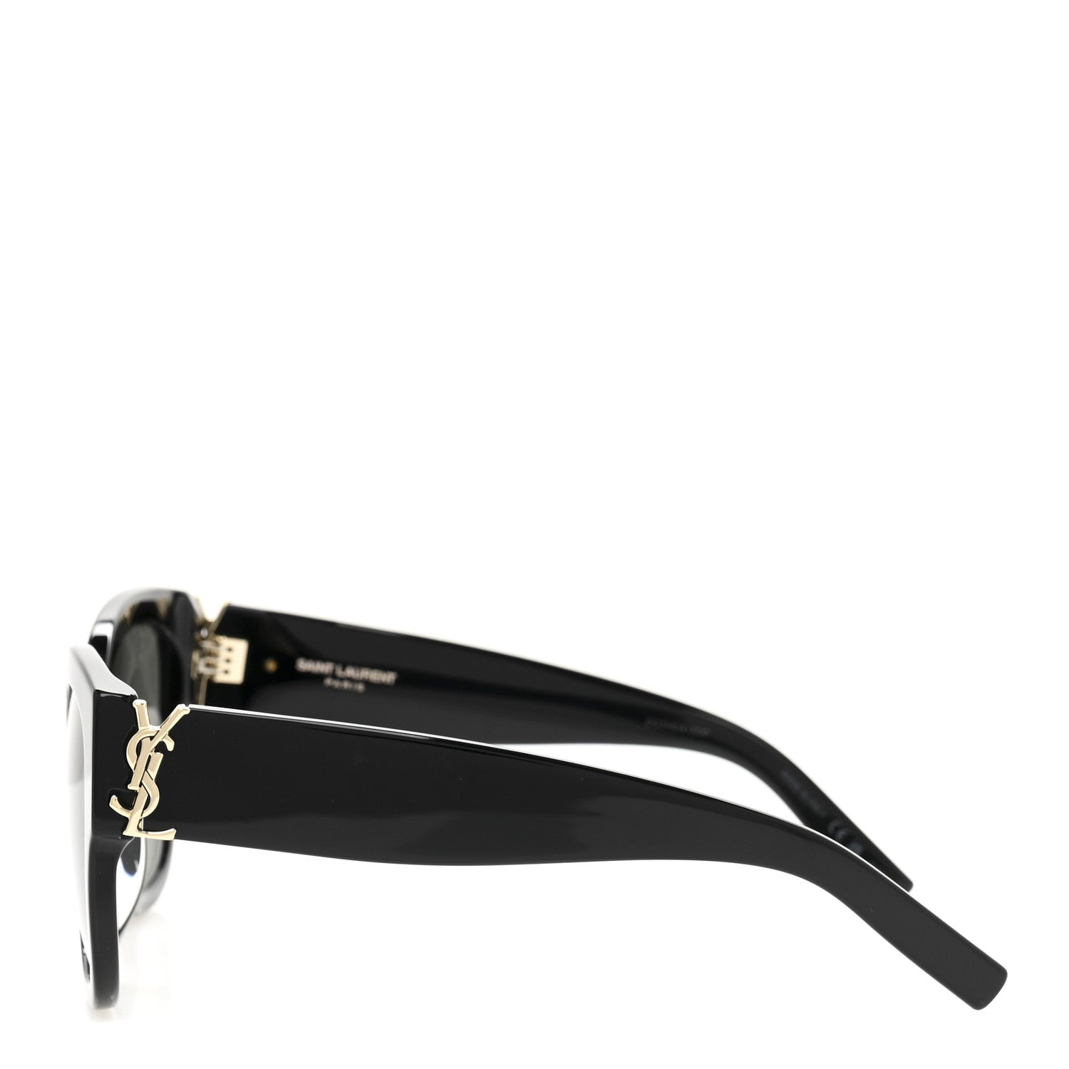 Acetate Cateye Sunglasses SL M95 F Black