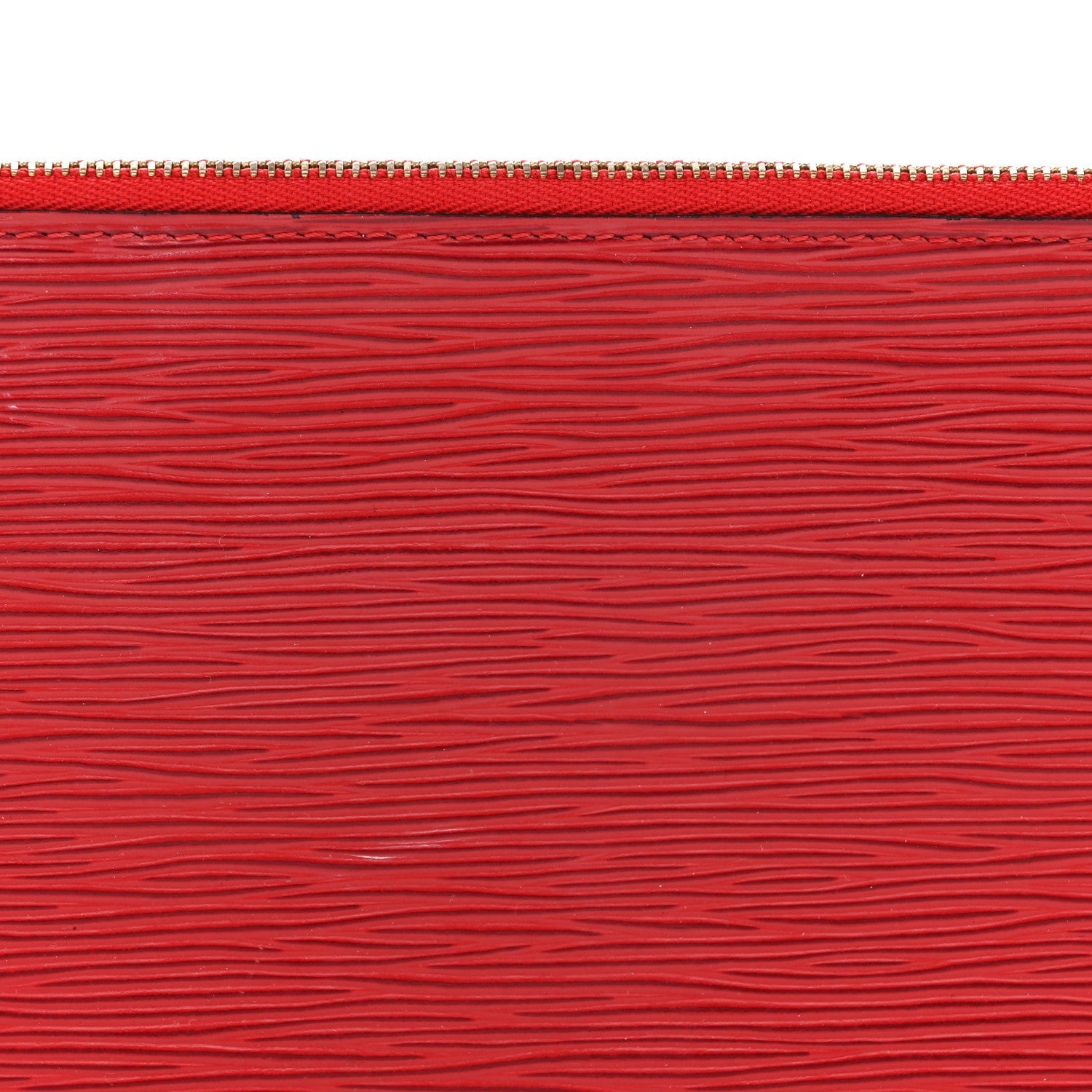 Epi Pochette Accessories 24 Castillan Red