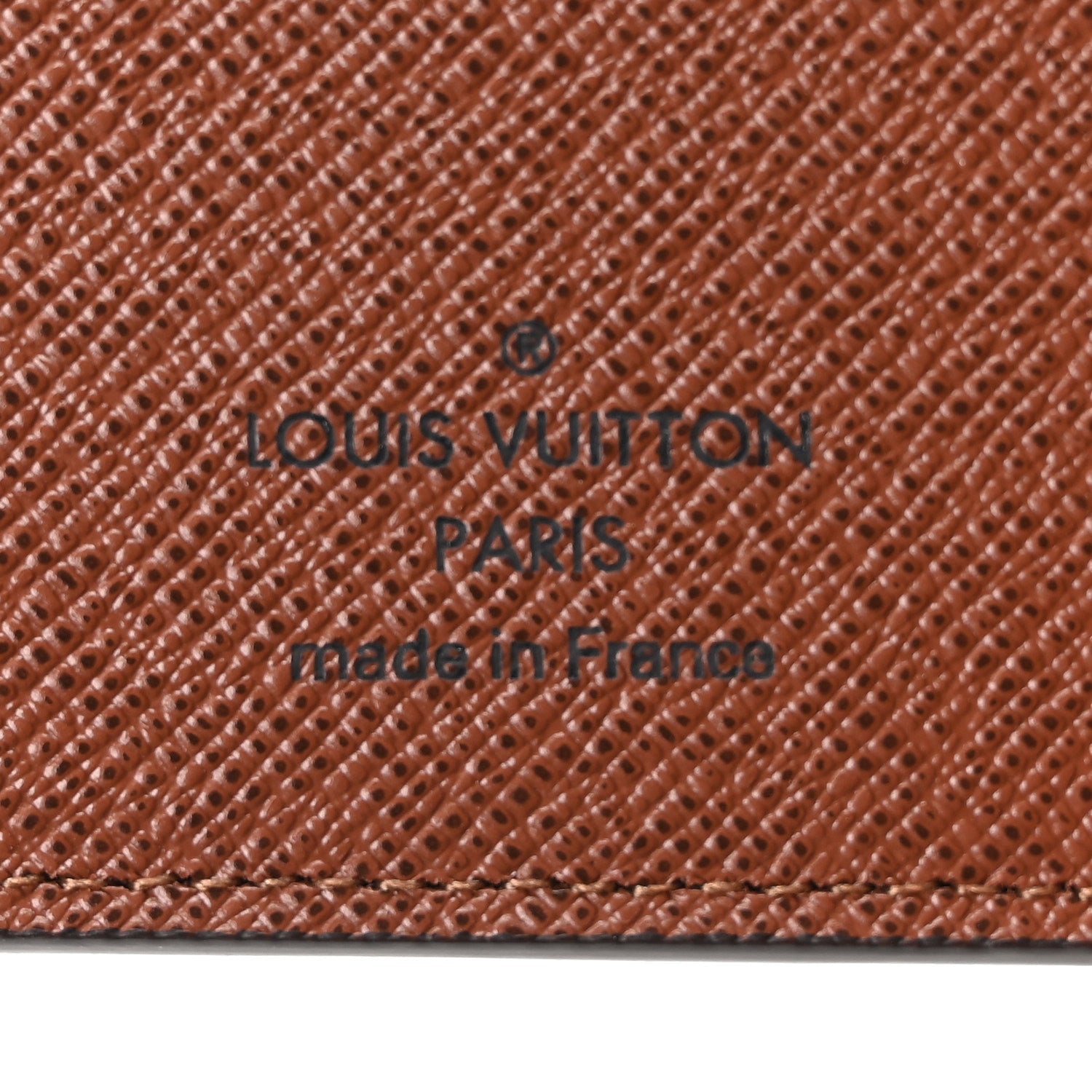 Monogram Desk Agenda Cover