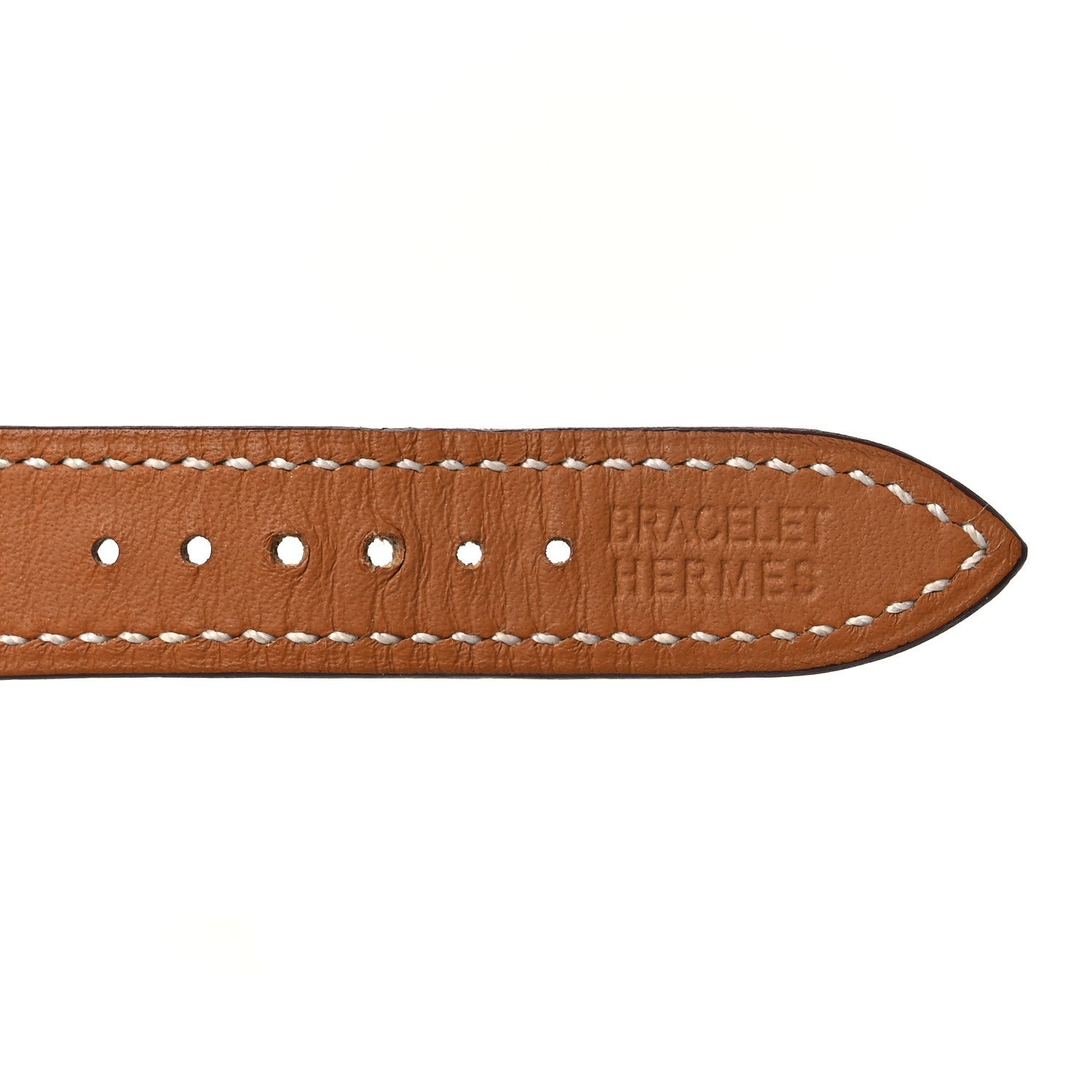 Epsom Heure H Hour Watch PM Strap Gold