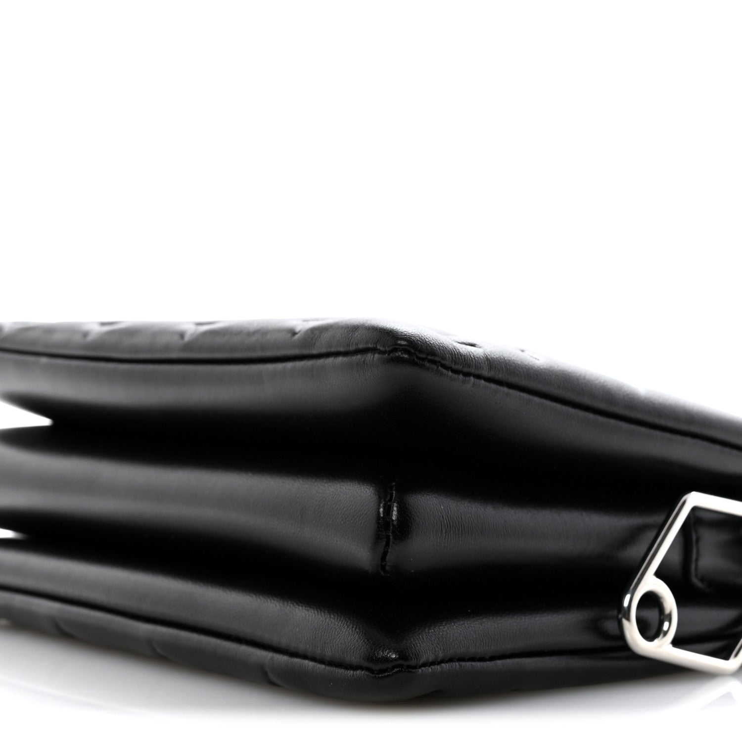 Lambskin Embossed Monogram Coussin BB Black
