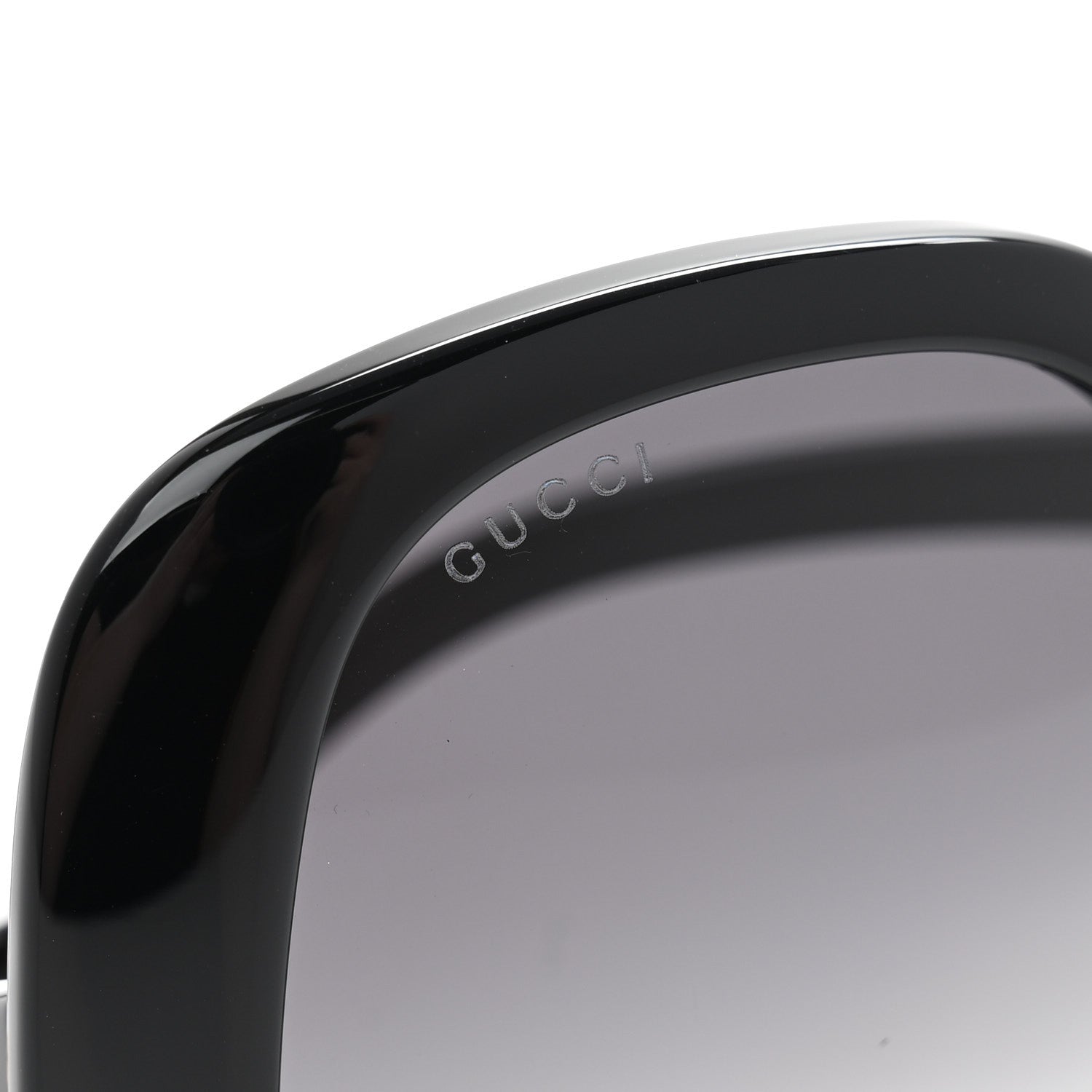 Acetate Square Frame Sunglasses GG1235S Black