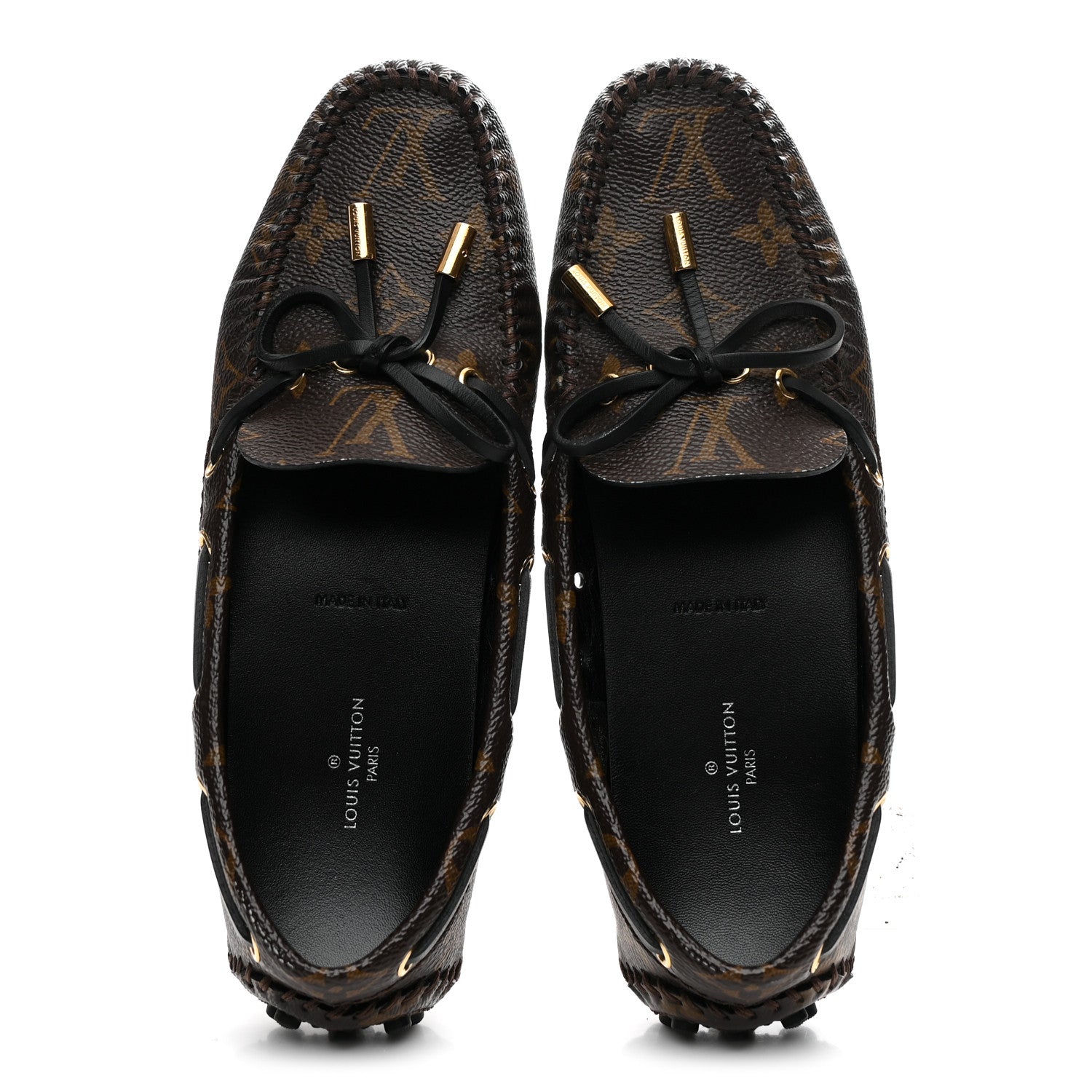 Patent Monogram Gloria Loafers 35