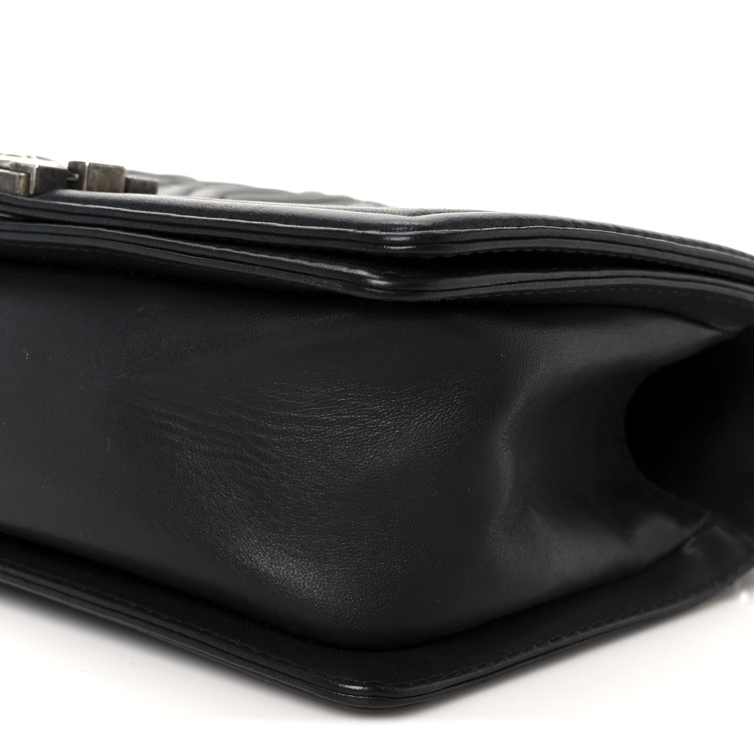Lambskin Medium Celtic Boy Flap Black