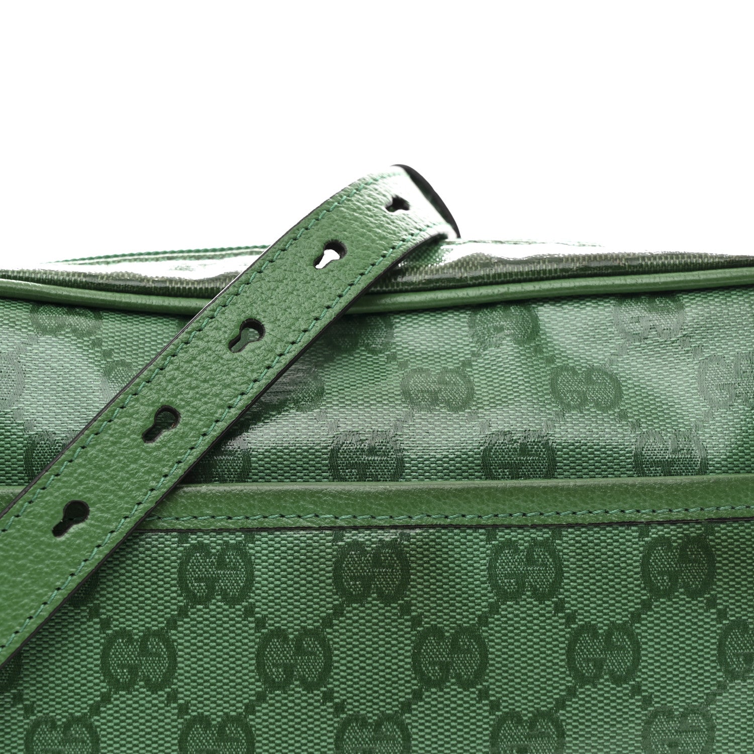 GG Crystal Monogram Mini Shoulder Bag New Shamrock