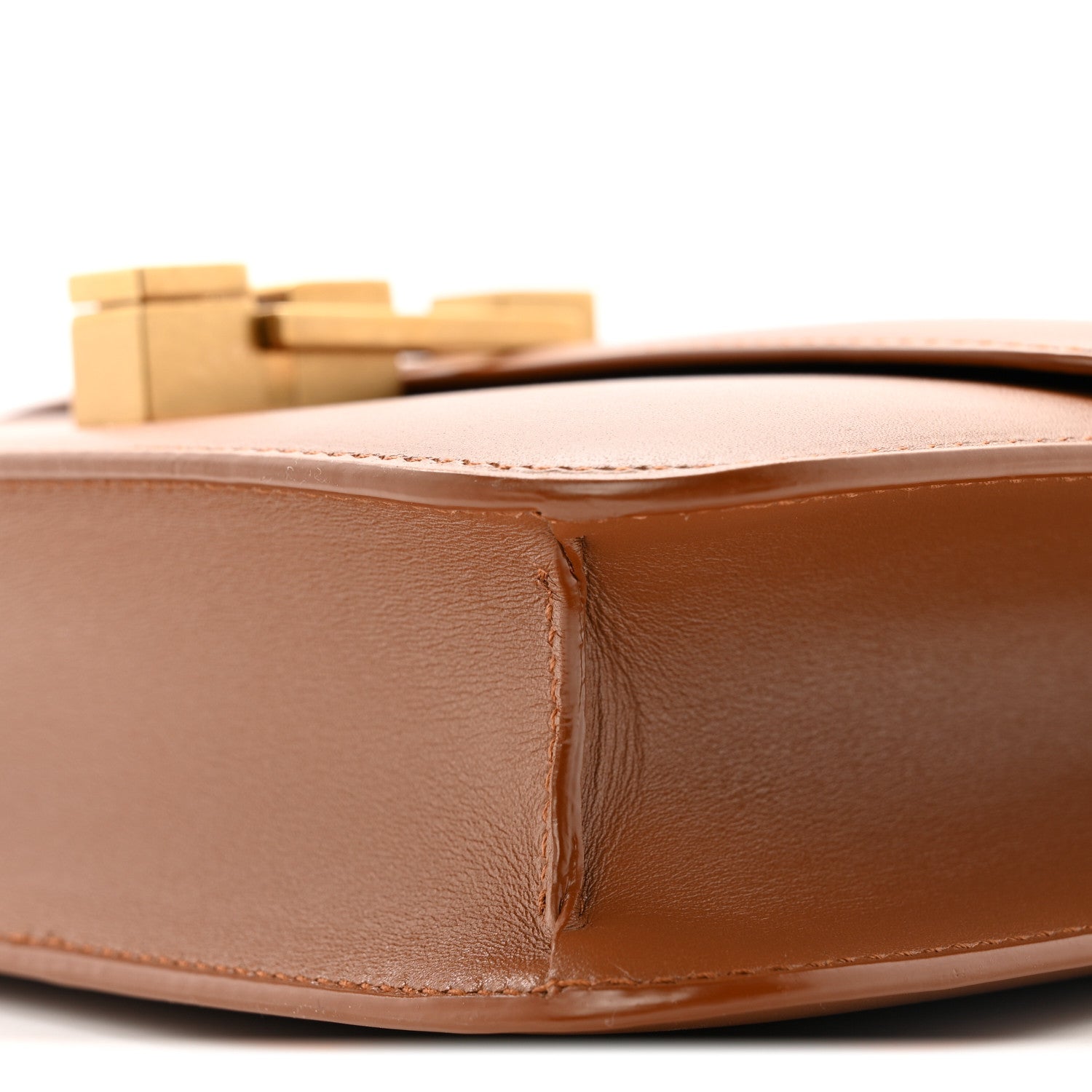 Smooth Calfskin Carre Satchel Brick