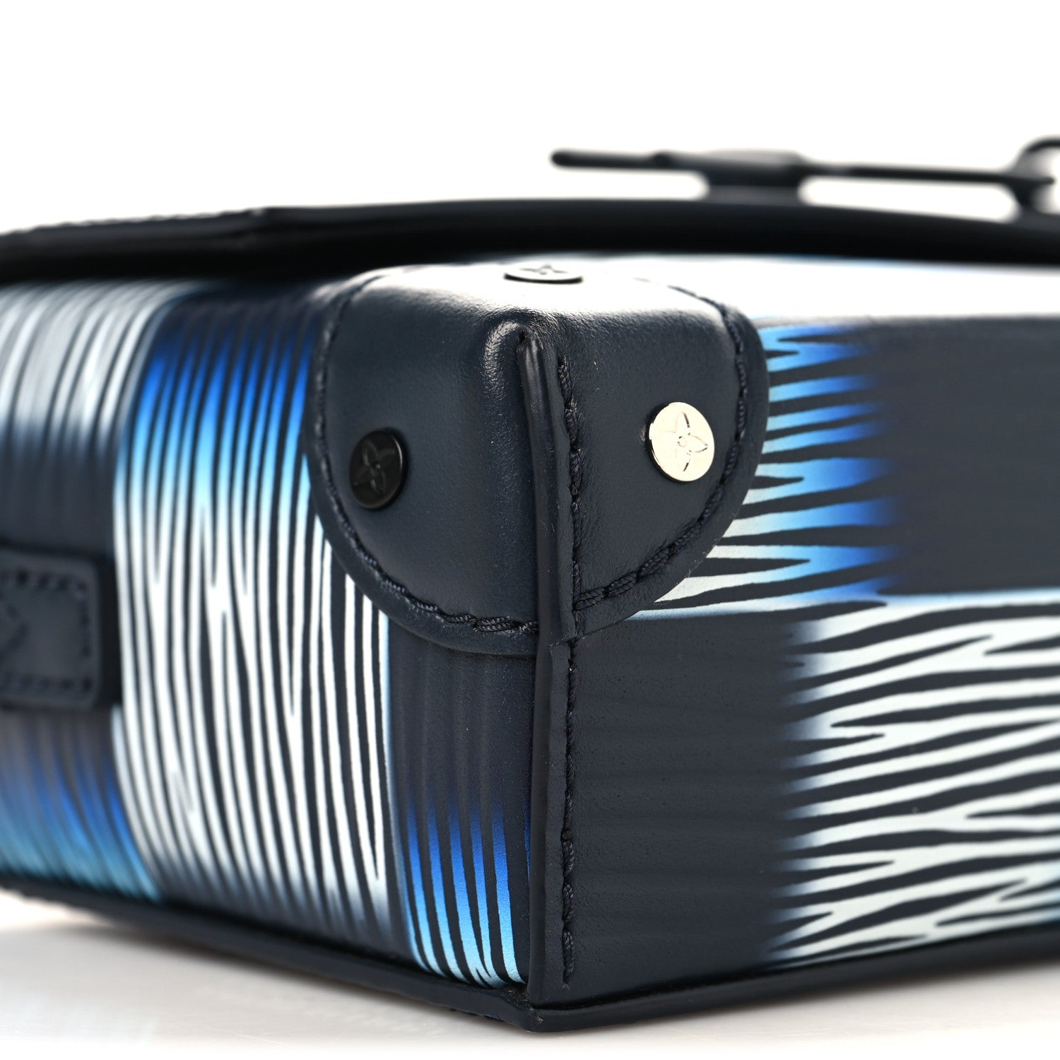 Damier Rush Epi Steamer Wearable Wallet Blue Moon