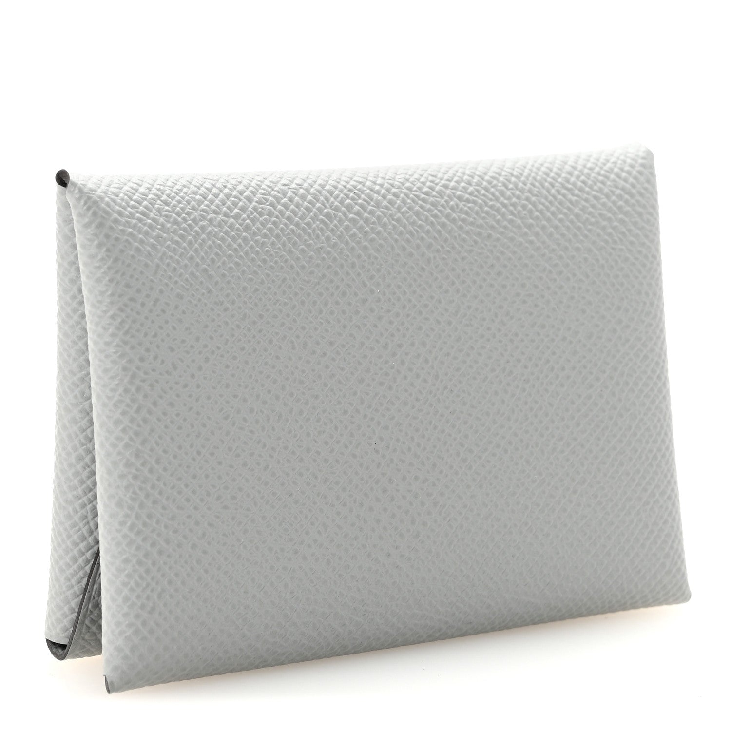 Epsom Calvi Duo Card Case Gris Pantin