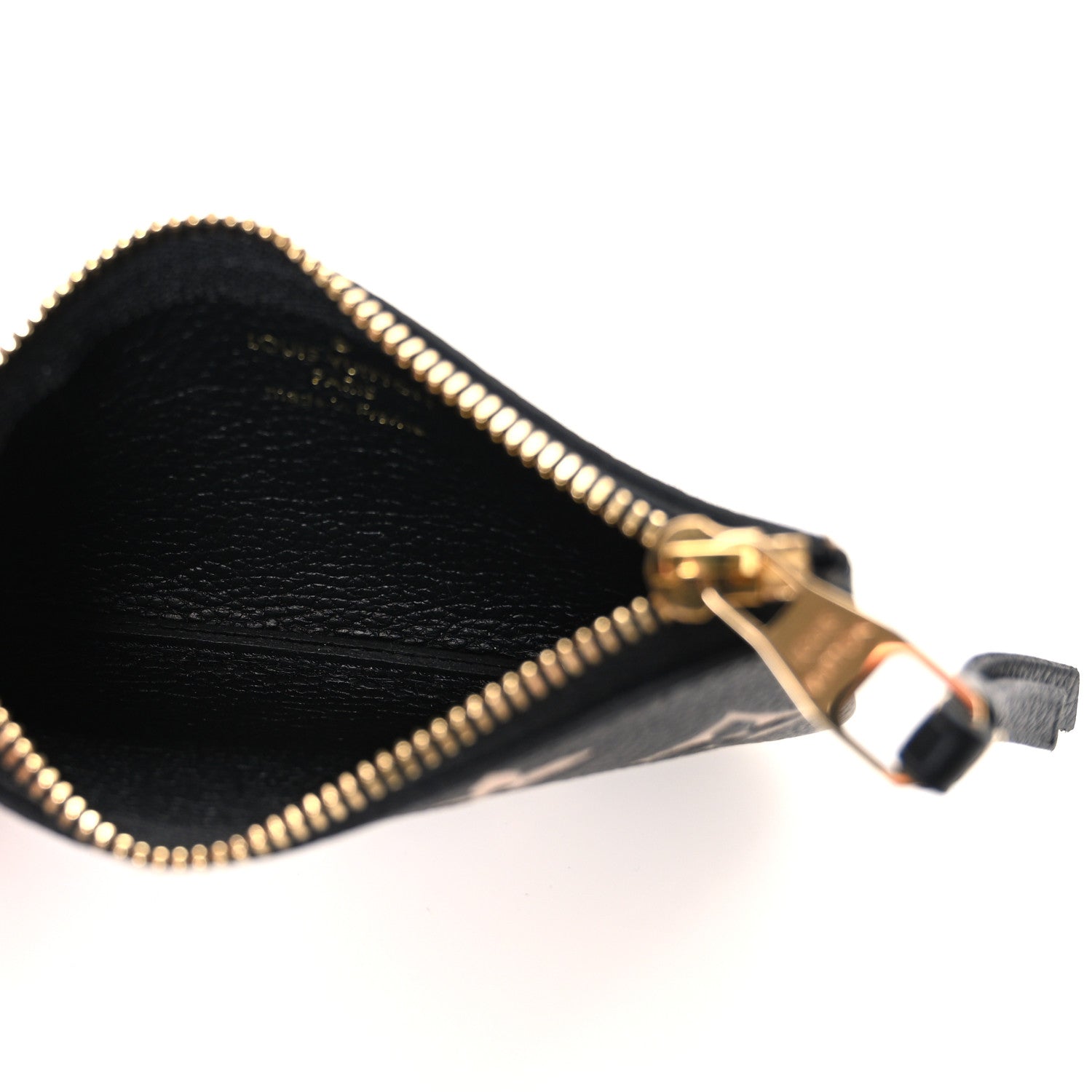Empreinte Monogram Giant Key Pouch Black Beige