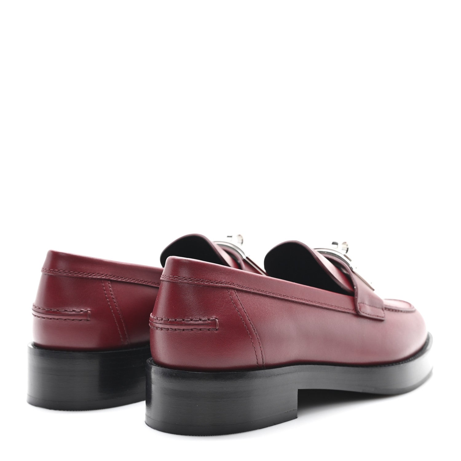 Calfskin Womens Hot Loafer 38 Rouge H