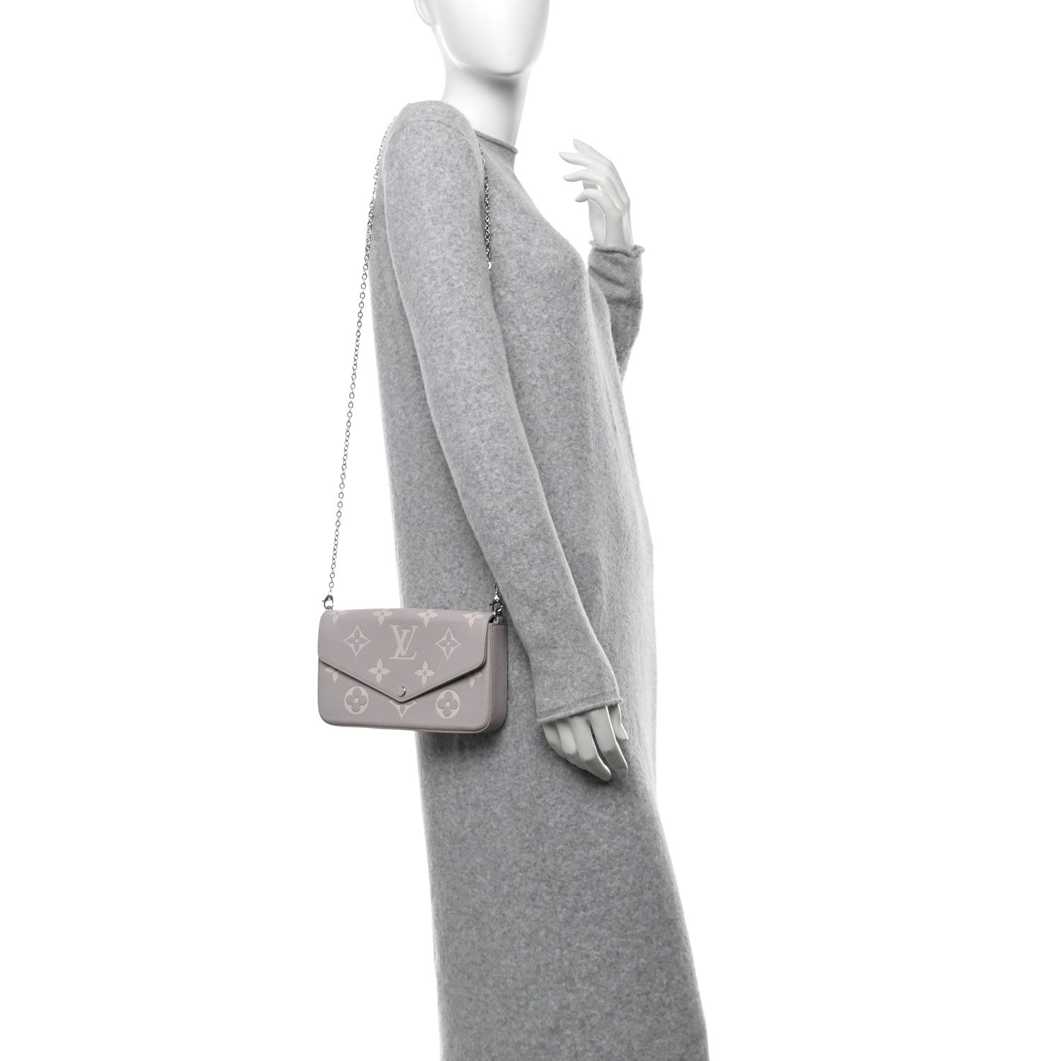 Empreinte Monogram Giant Felicie Pochette Brume Quartz