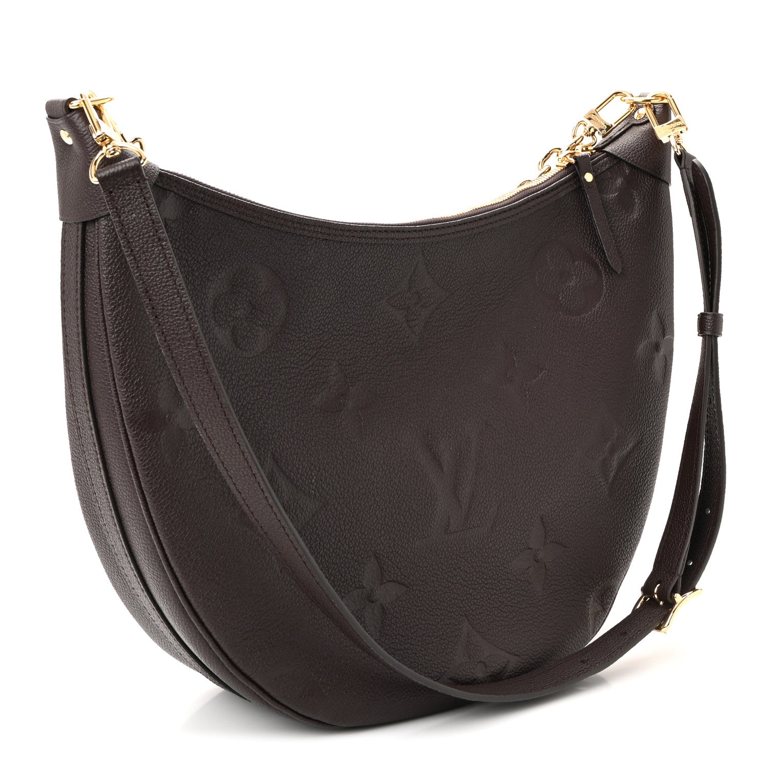Empreinte Monogram Giant Loop Hobo Chocolate