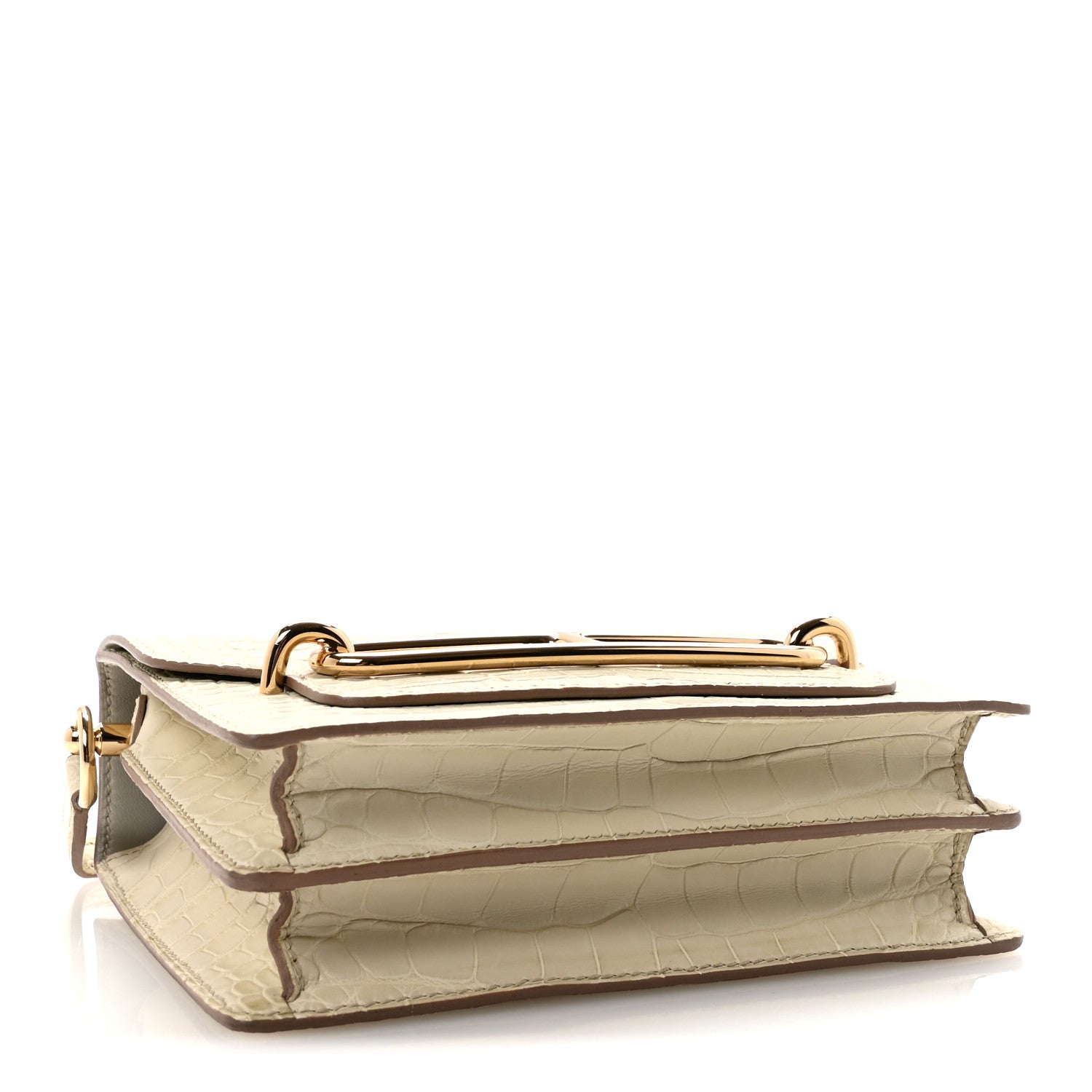 Matte Alligator Mini Sac Roulis Beton