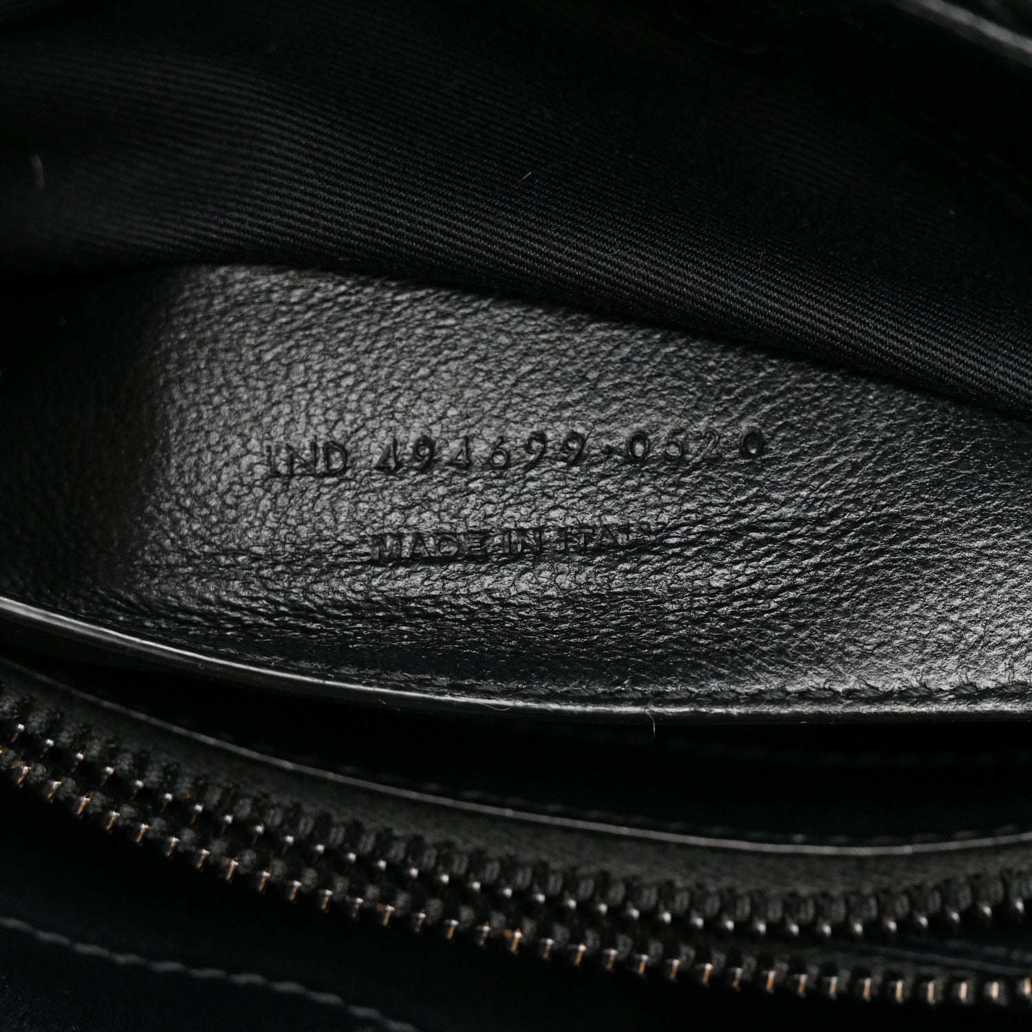 Calfskin Y Quilted Monogram Monochrome Small Loulou Chain Satchel Black