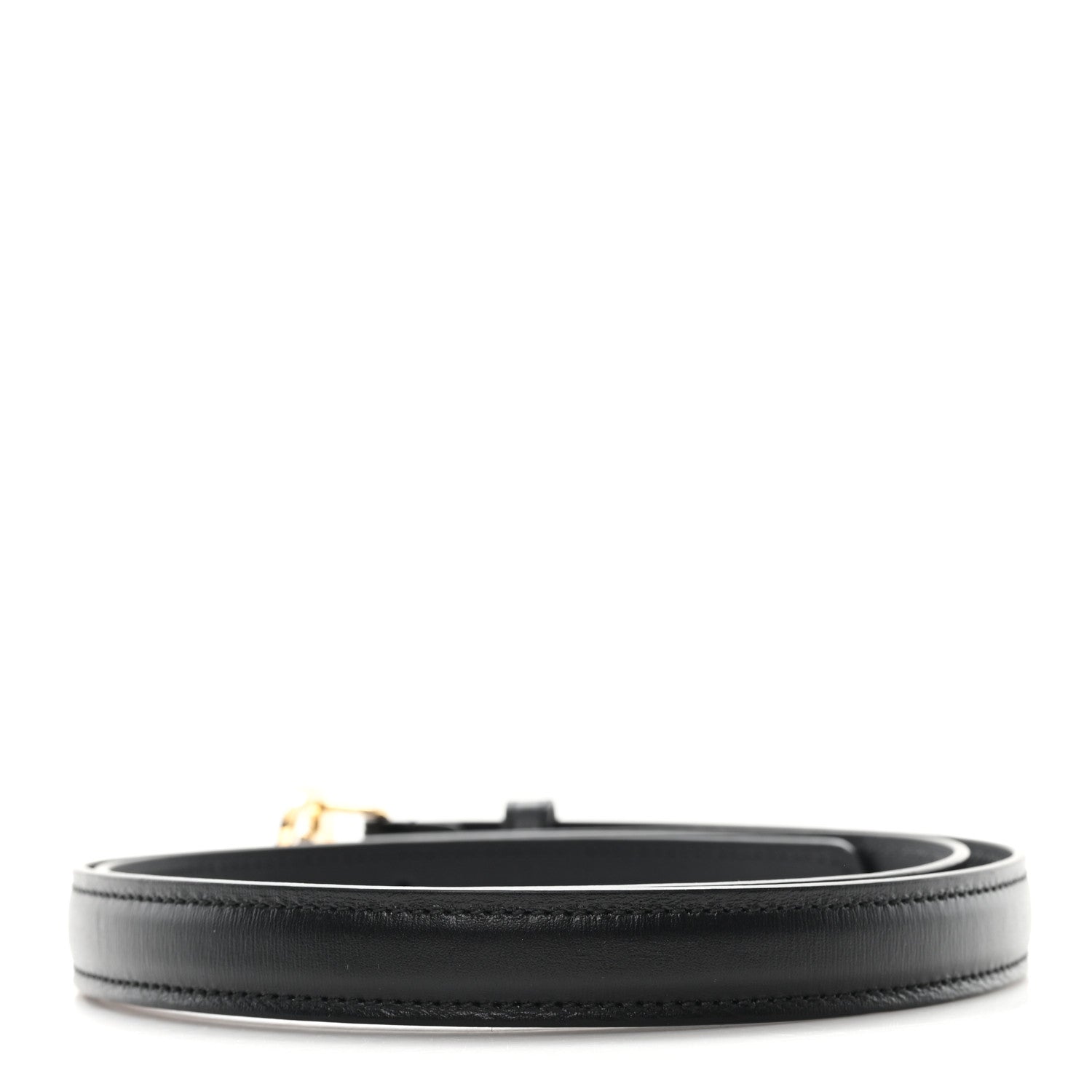 Ciny Lux Calfskin Blondie 30mm Belt 95 38 Black