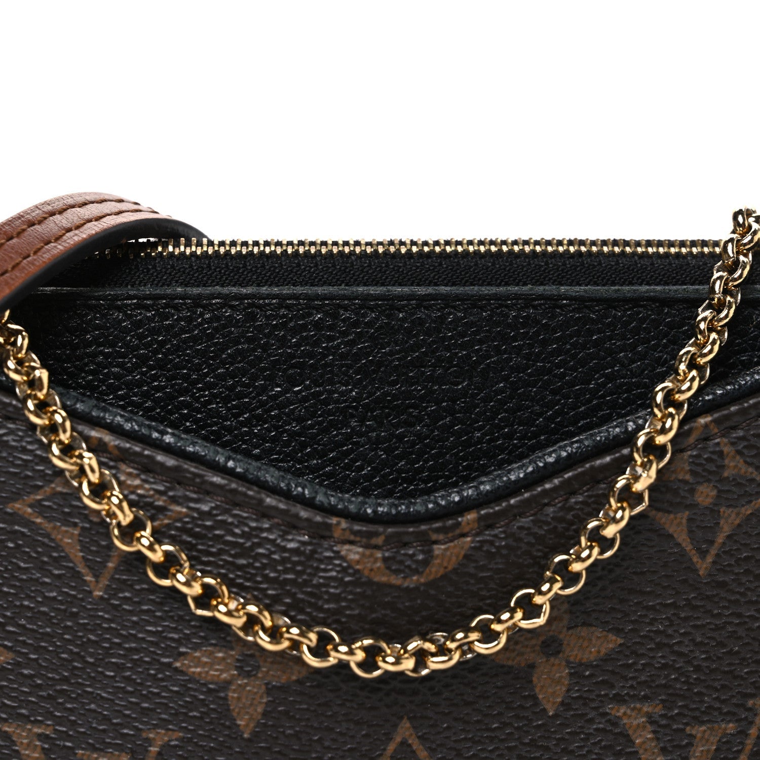 Monogram Pallas Clutch Black