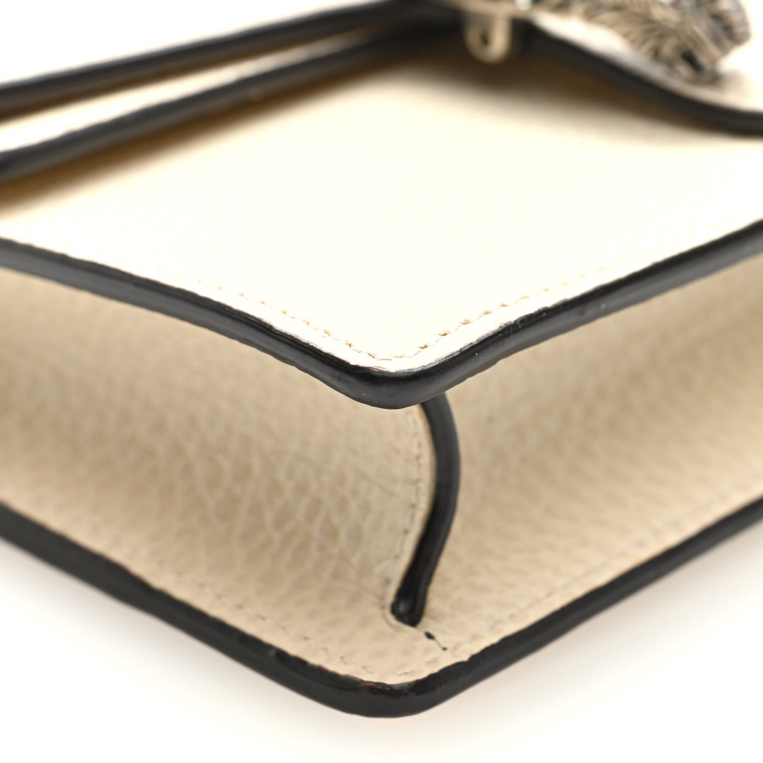 Dollar Calfskin Crystal Super Mini Dionysus Shoulder Bag Mystic White Black Diamond