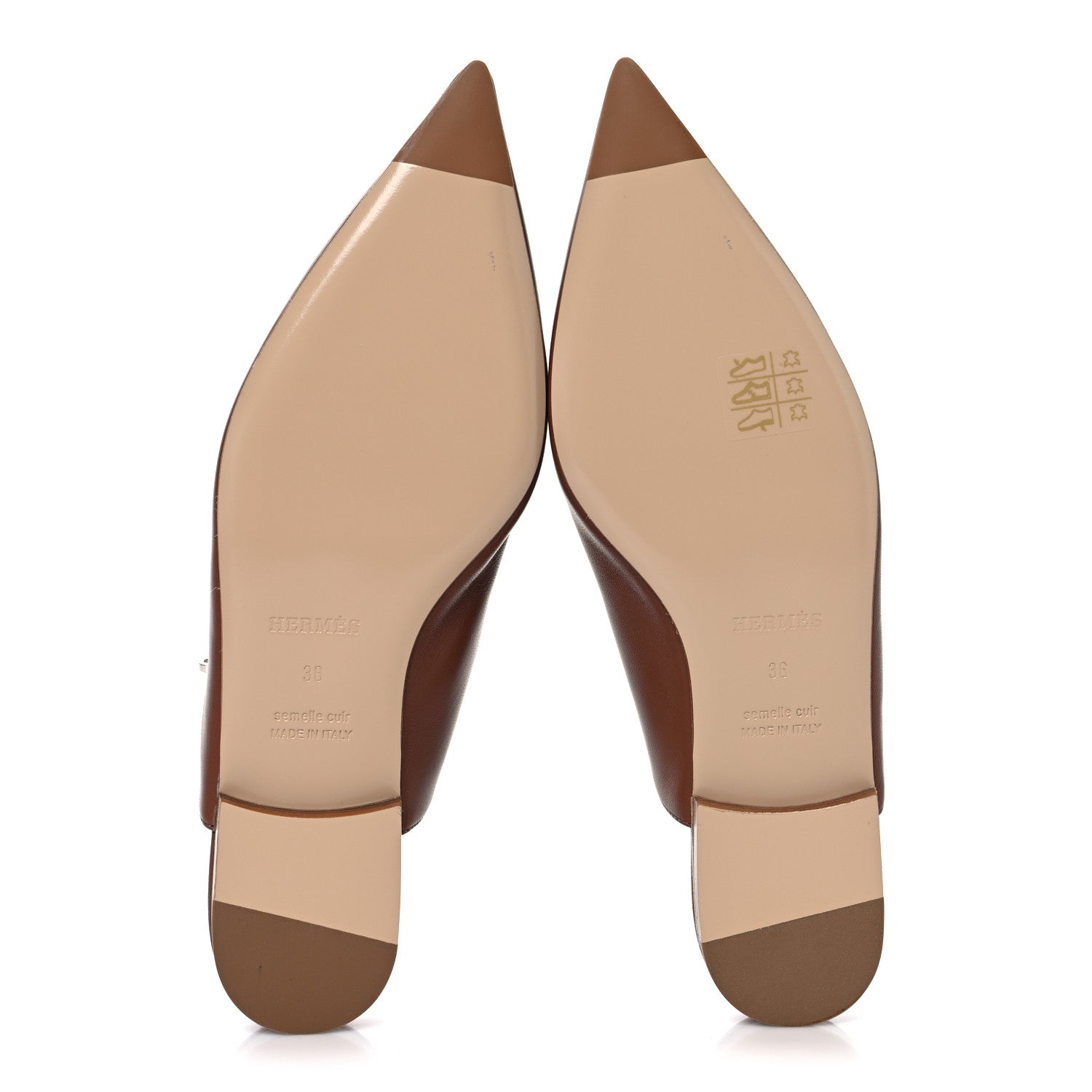 Nappa Lovely Slingback Flats 36 Gold