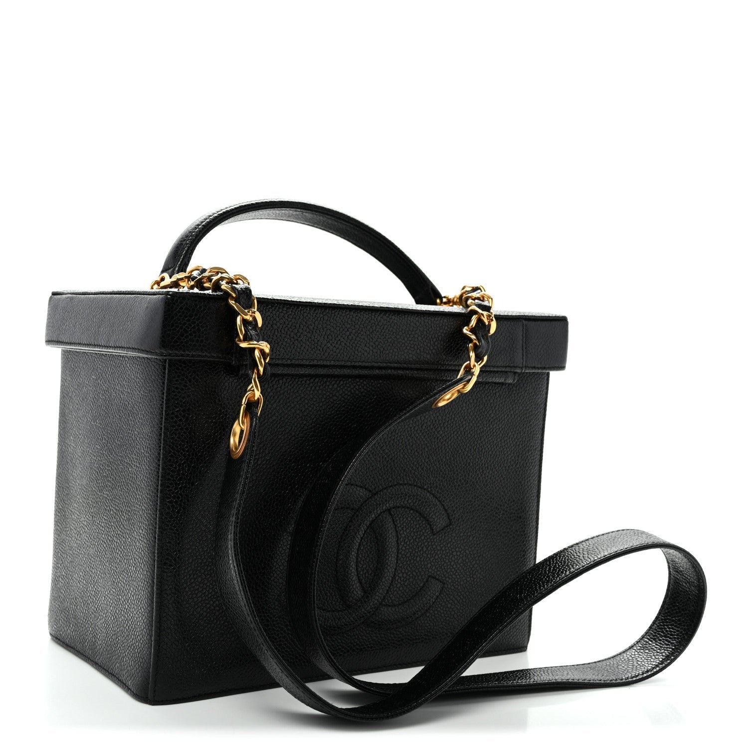 Caviar Vanity Train Case Black