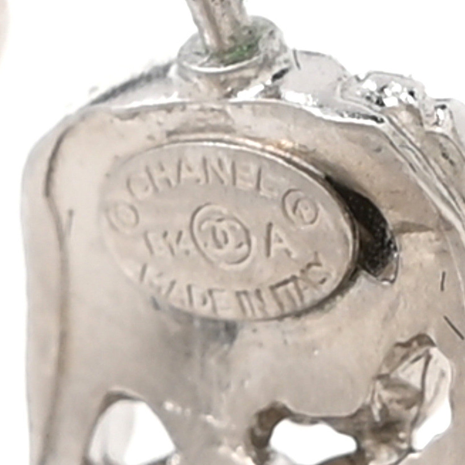 CC Camellia Hoop Earrings Silver