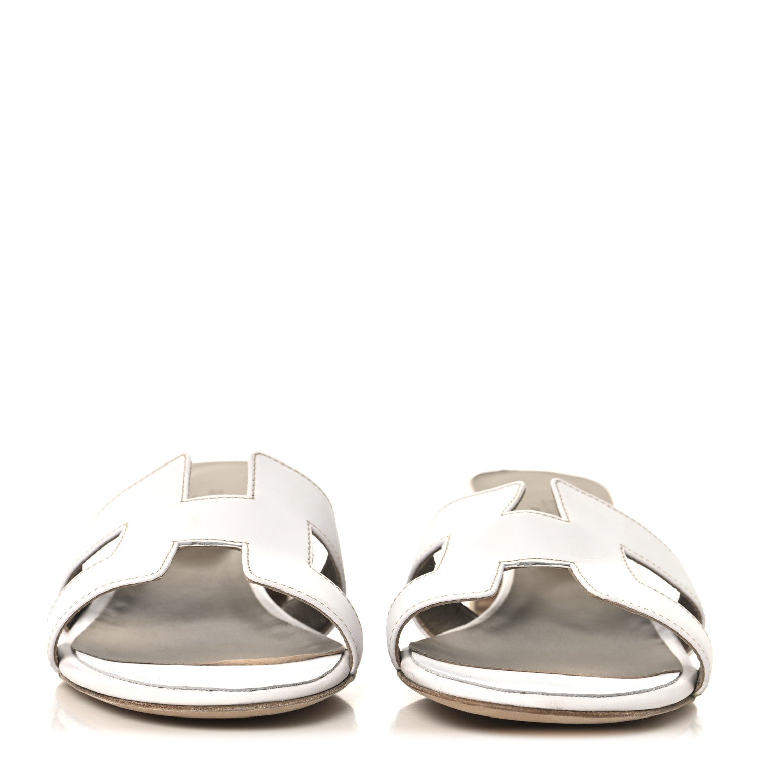 Calfskin Oasis Sandals 40.5 White