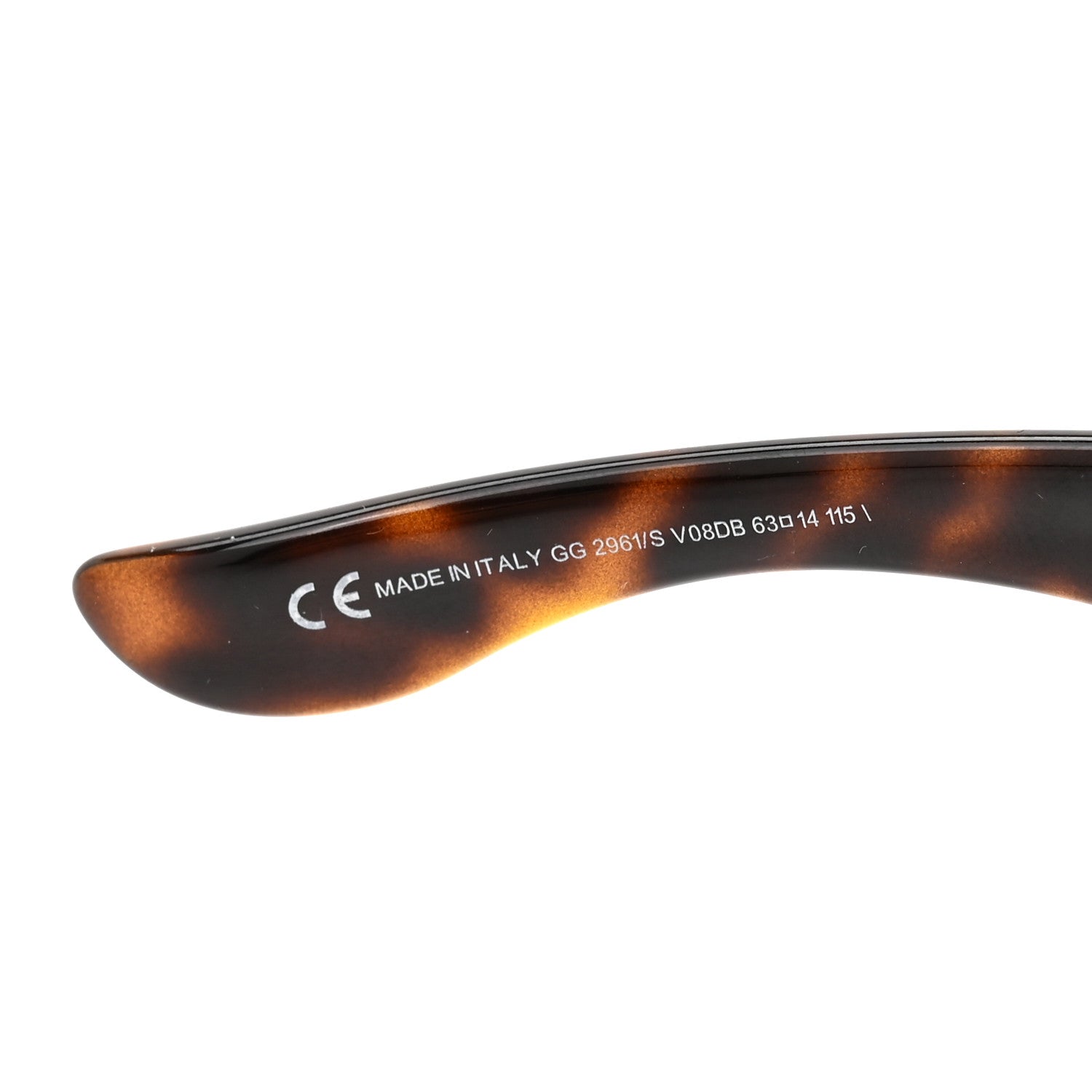 Acetate Shield Sunglasses GG2961S Tortoise