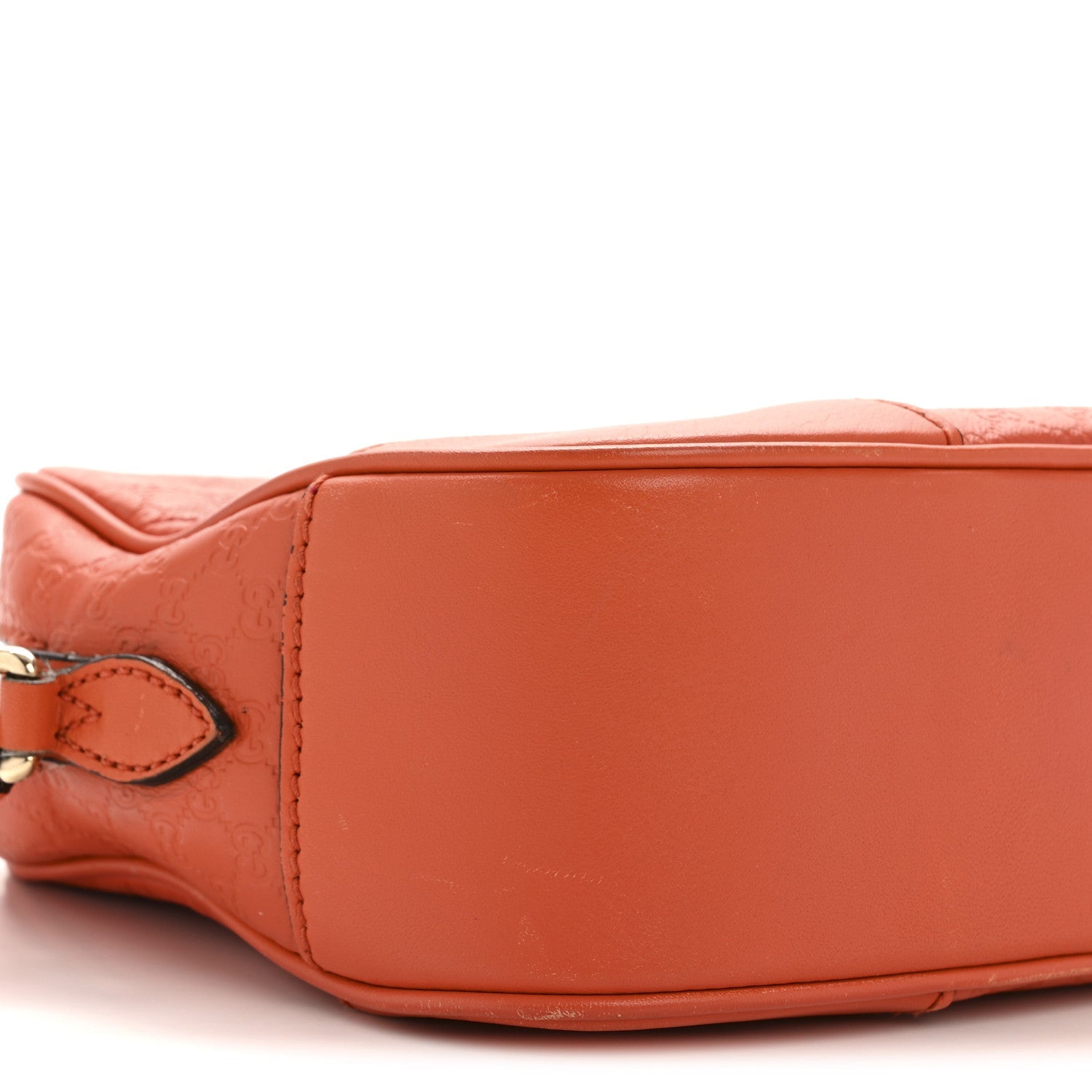 Soft Microguccissima Mini Bree Messenger Bag Sun Orange