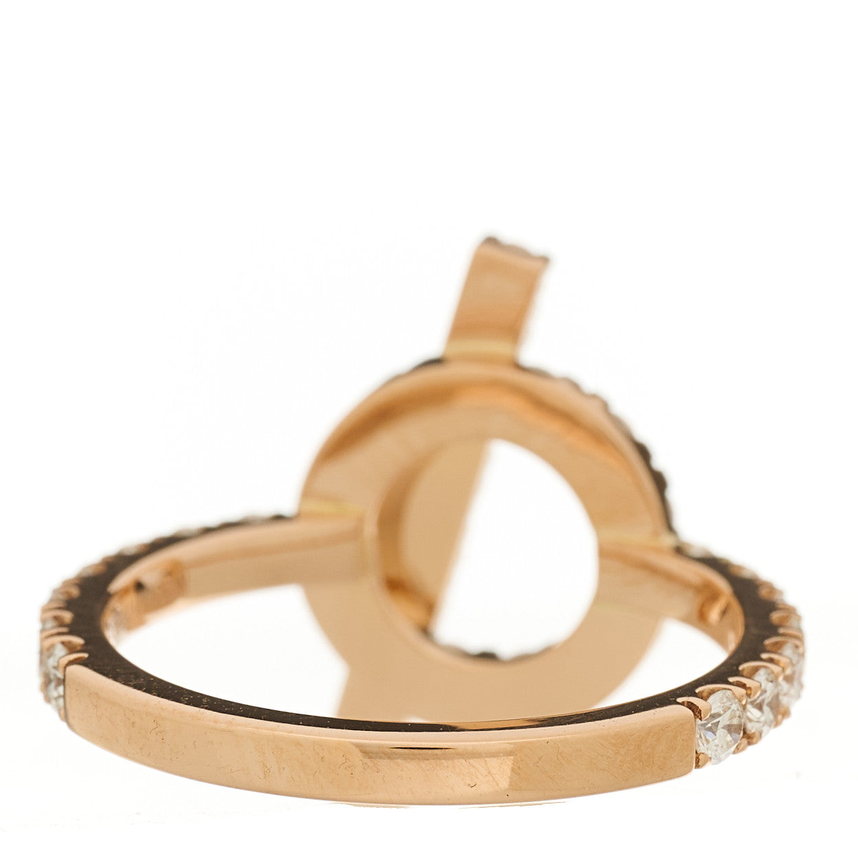 18K Rose Gold Diamond Finesse Ring 50 5.25