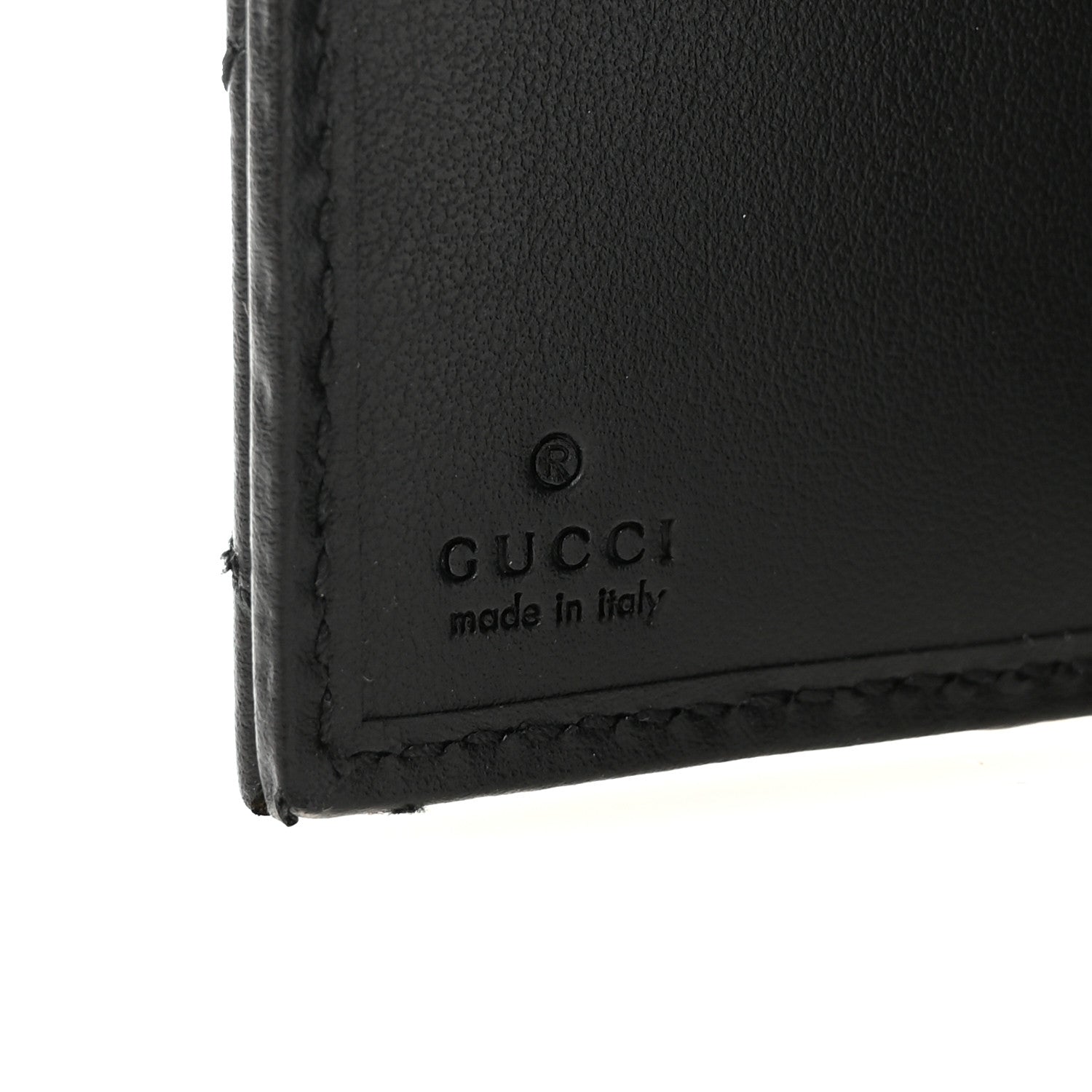 Calfskin Matelasse GG Marmont Card Case Wallet Black