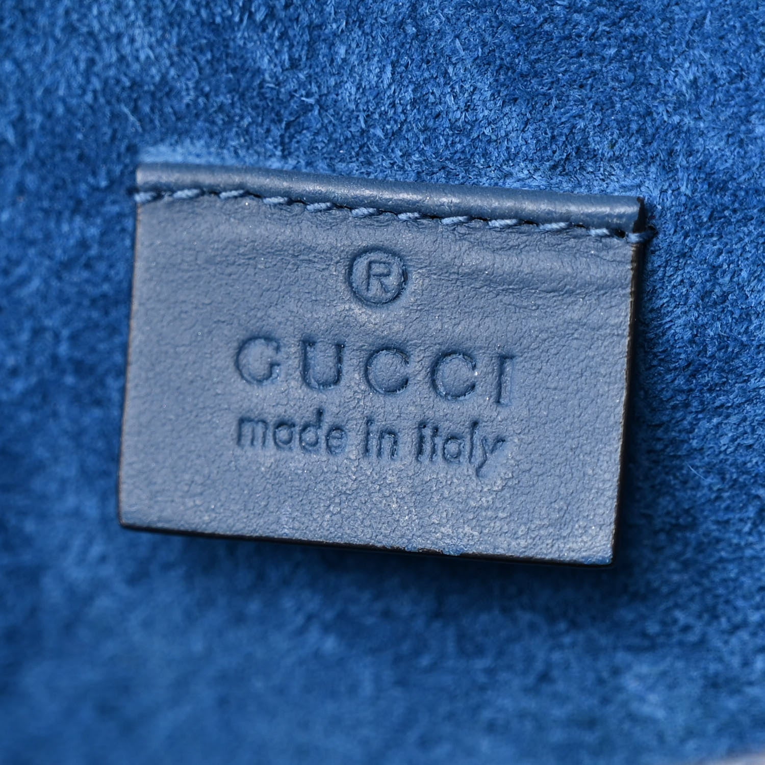 GG Supreme Monogram Embroidered Medium Dionysus Shoulder Bag Blue