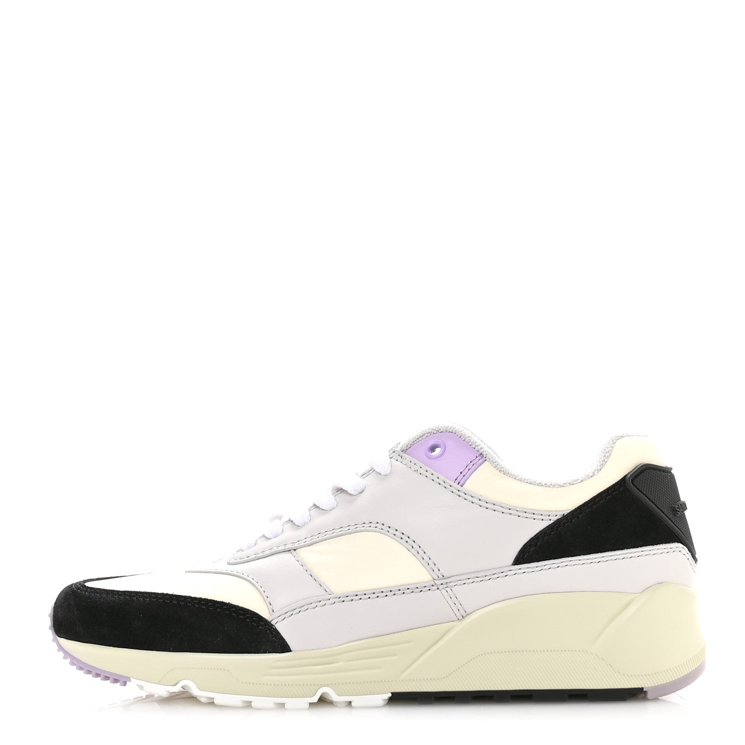 Nylon Calfskin Suede Mens Bump Low Top Sneakers 42 White Air Grey Black Lavender