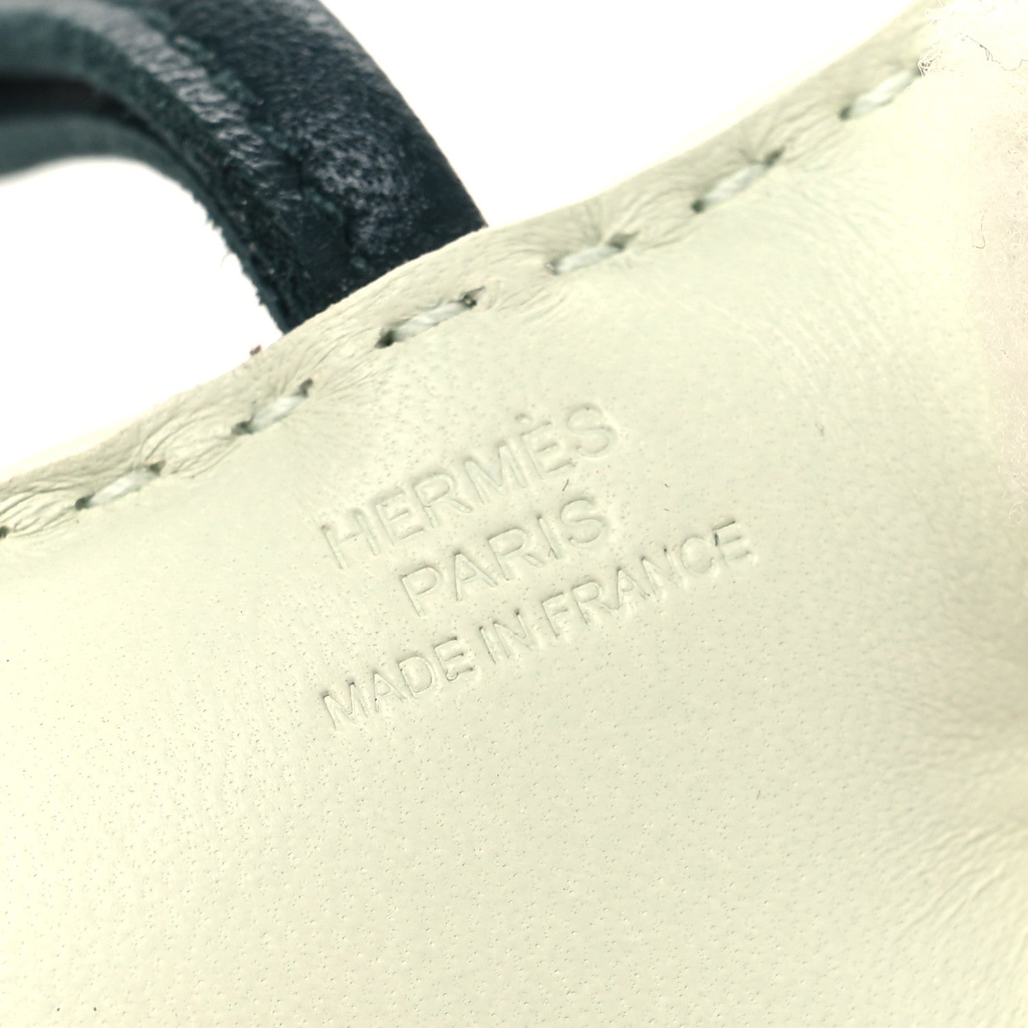 Milo Lambskin Shearling Budy Charm Vert Fizz