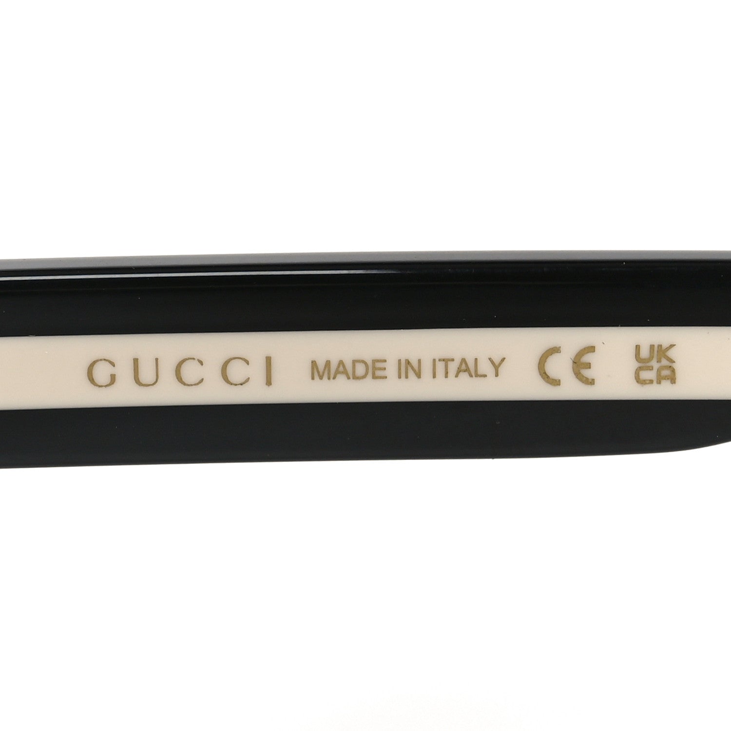 Acetate Square Frame Web Sunglasses GG0341S Tortoise