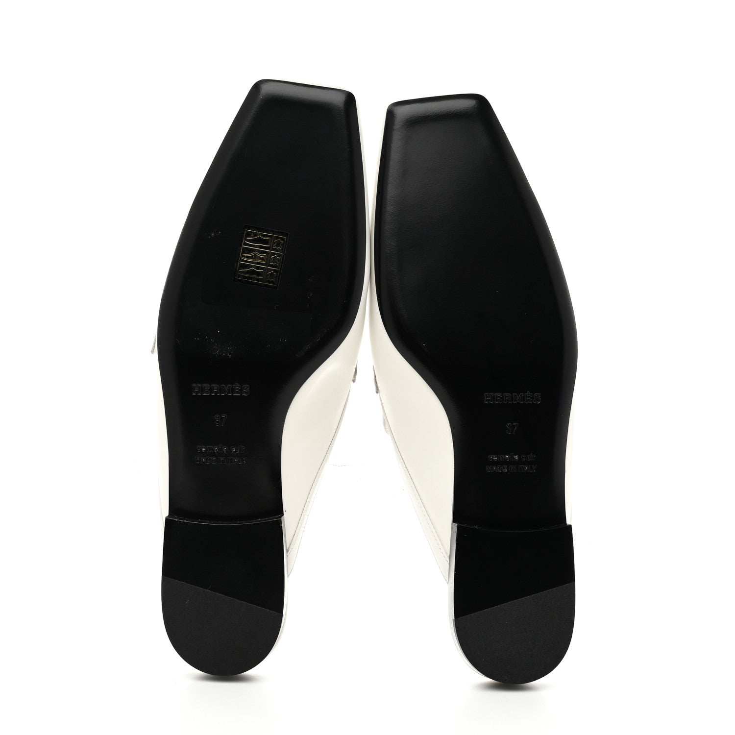 Calfskin Womens Groupie Mules 37 White
