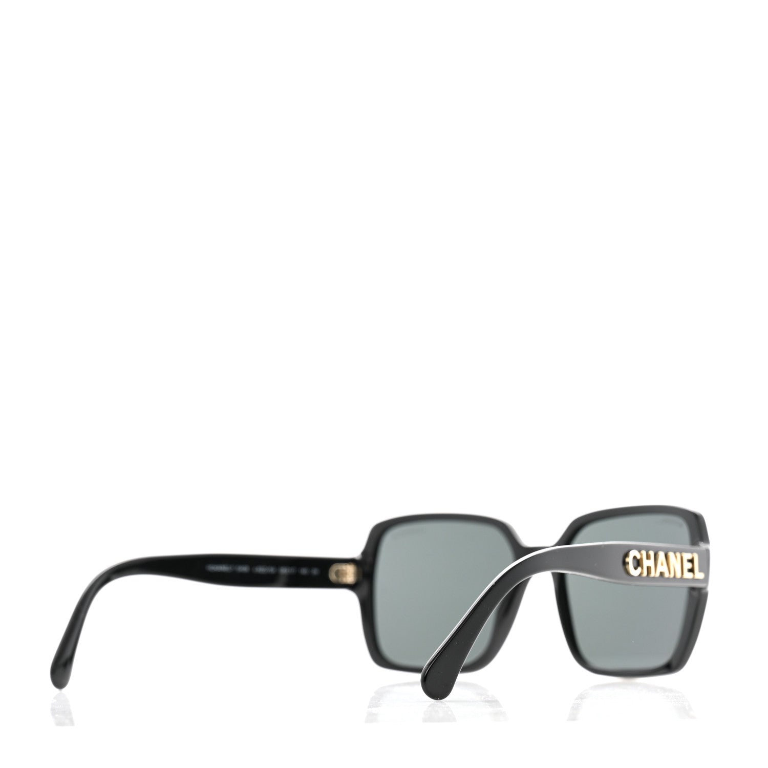 Acetate Square Sunglasses 5408 Black