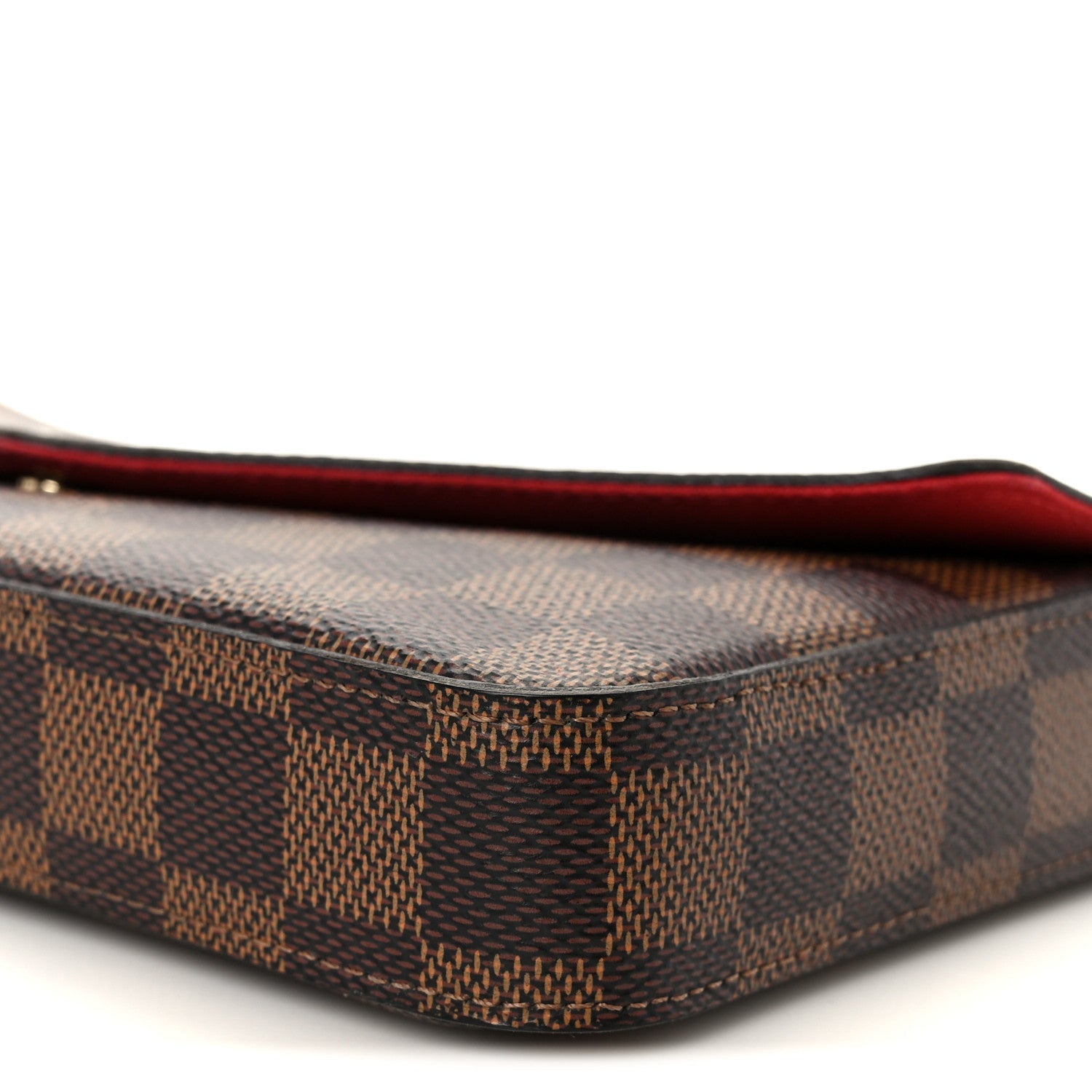 Damier Ebene Pochette Felicie Chain Wallet