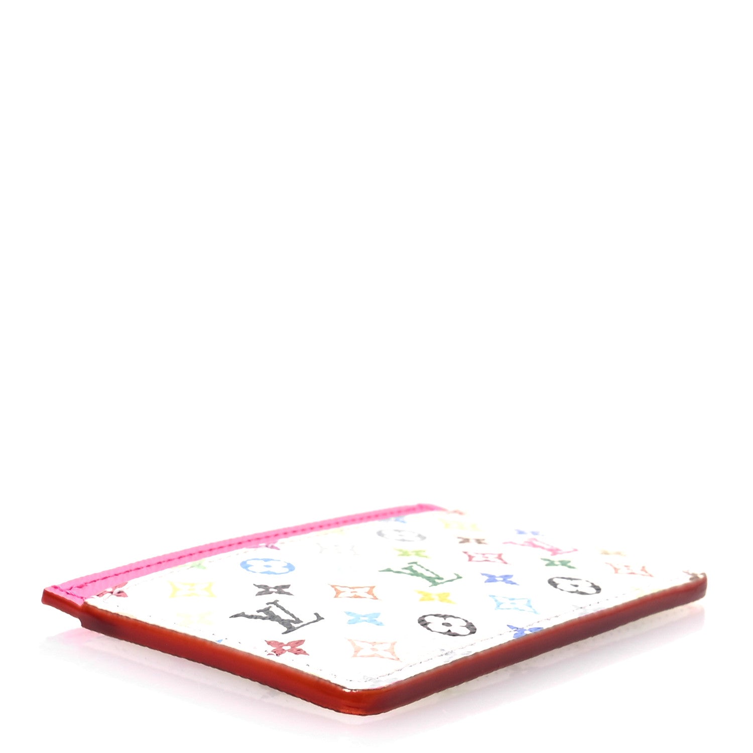 LV X TM Monogram Multicolor Card Holder Kawaii Pink