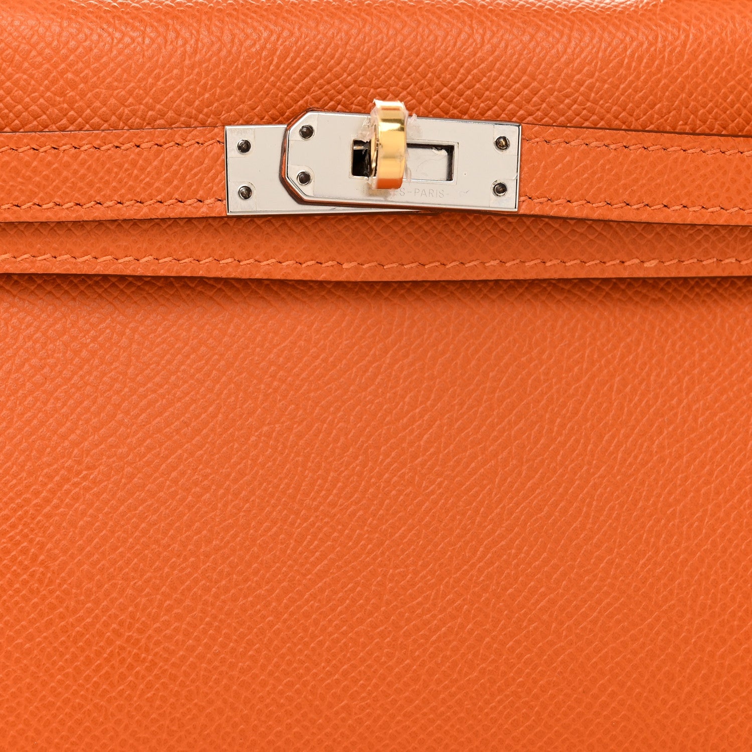 Epsom Mini Kelly Sellier 20 Orange