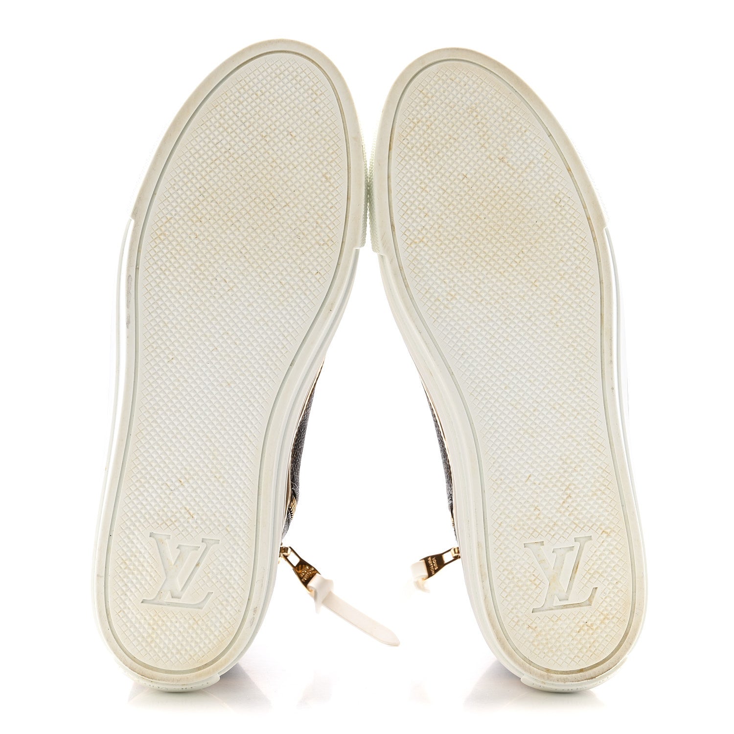 Patent Monogram Stellar Sneaker Boots 38.5 Gold