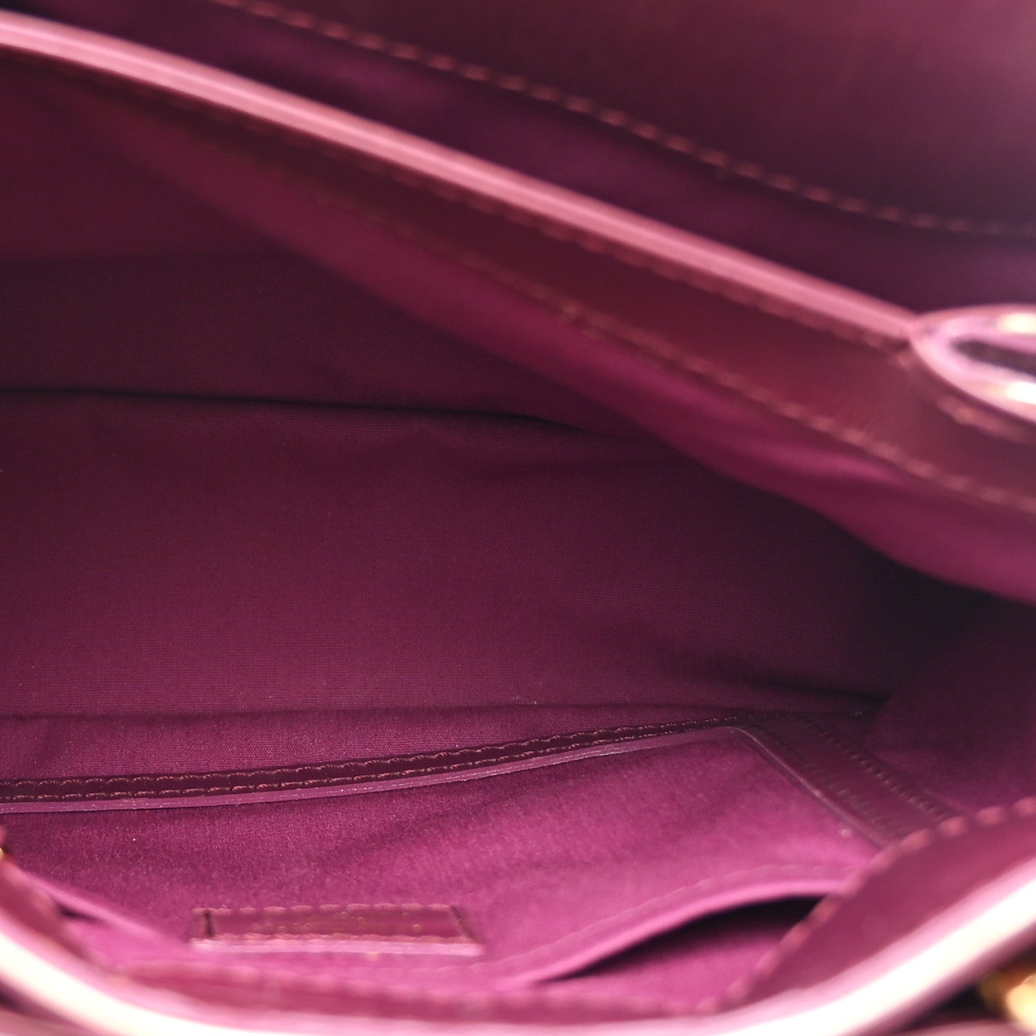 Monogram Denim Quilted Linda Fuchsia